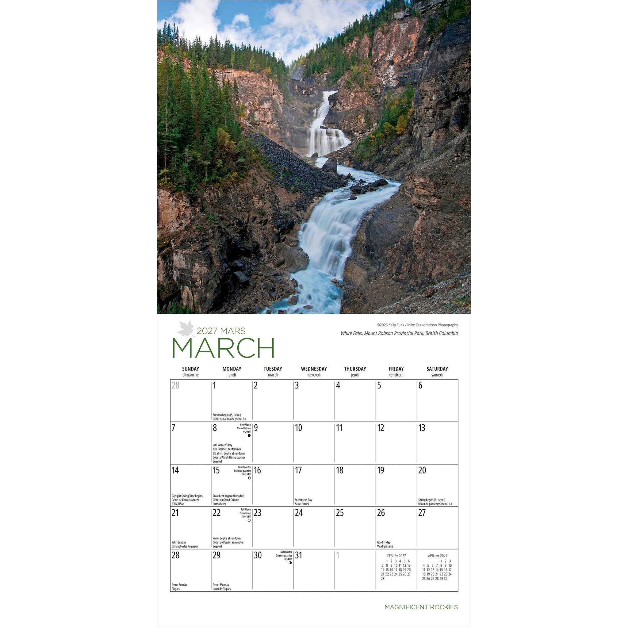 Magnificent Rockies 2027 Mini Calendar - Online Only