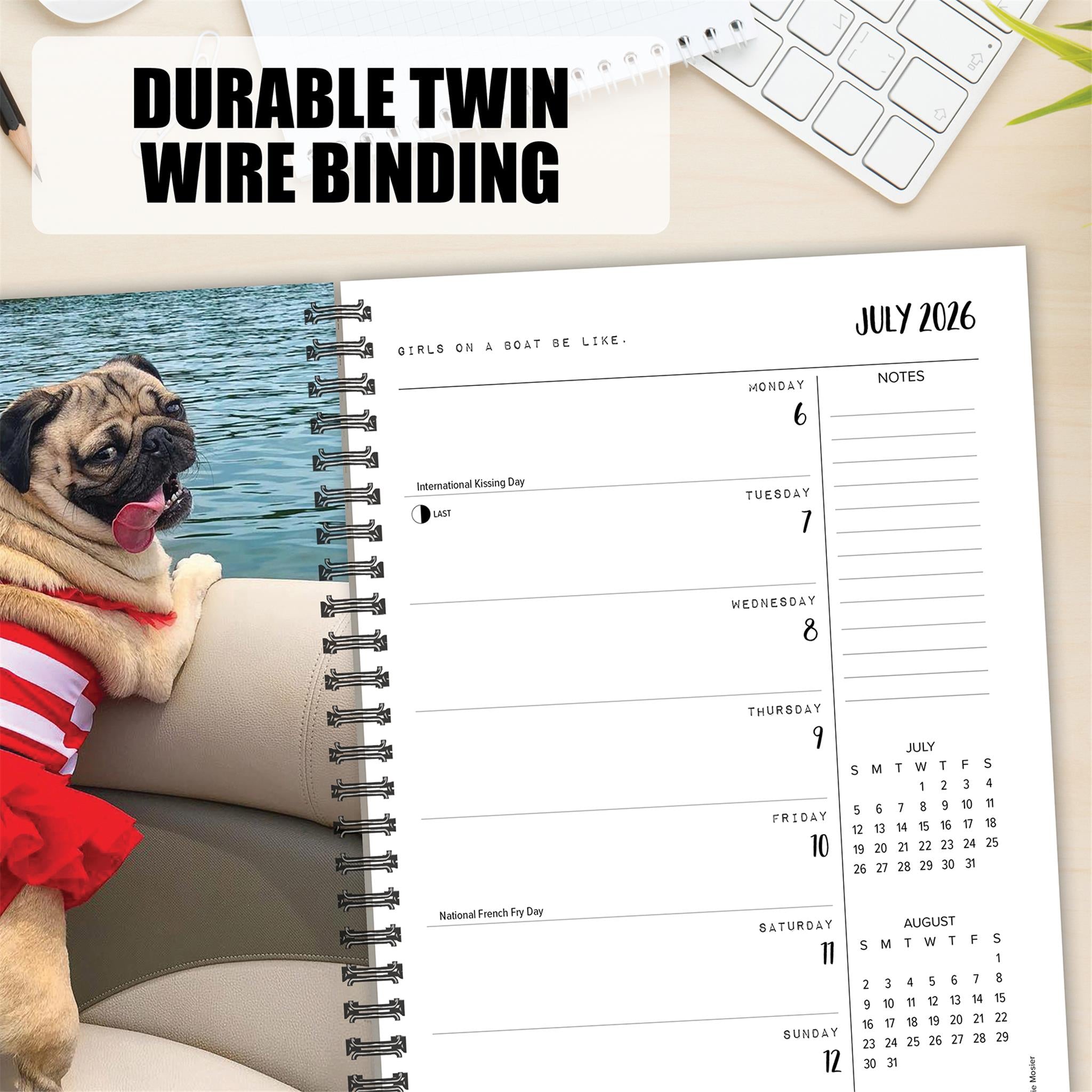 Doug The Pug 2026 Engagement Calendar - Online Only