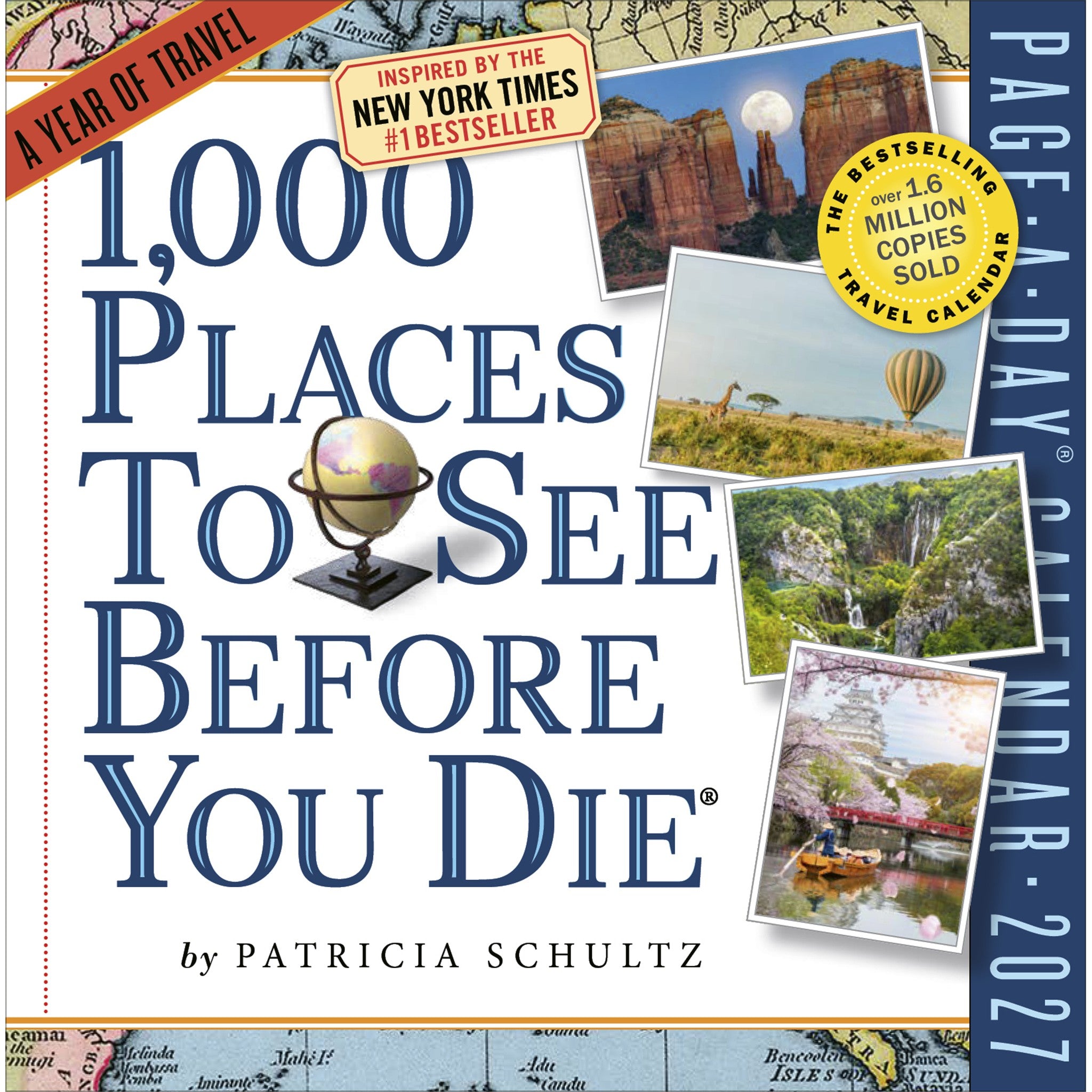 1000 Places to See Before You Die 2027 Box Calendar