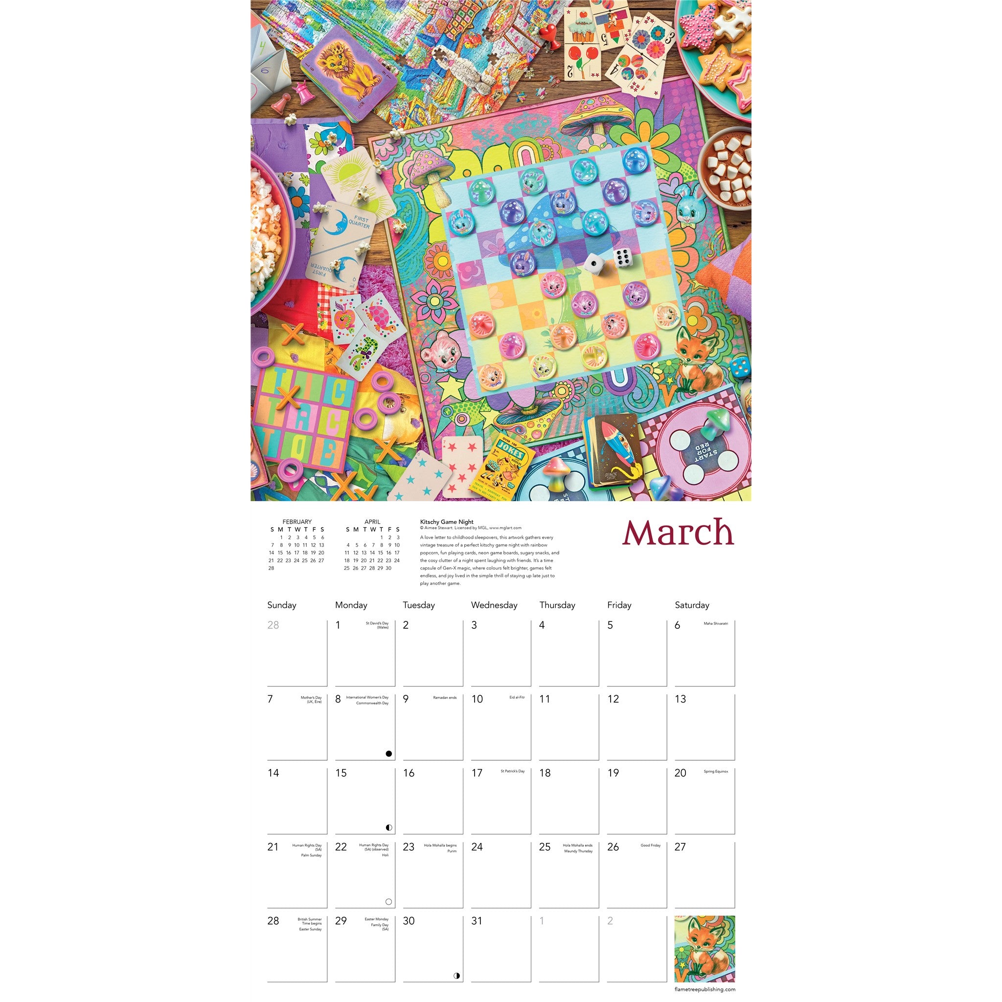Aimee Stewart 2027 Wall Calendar - Online Only