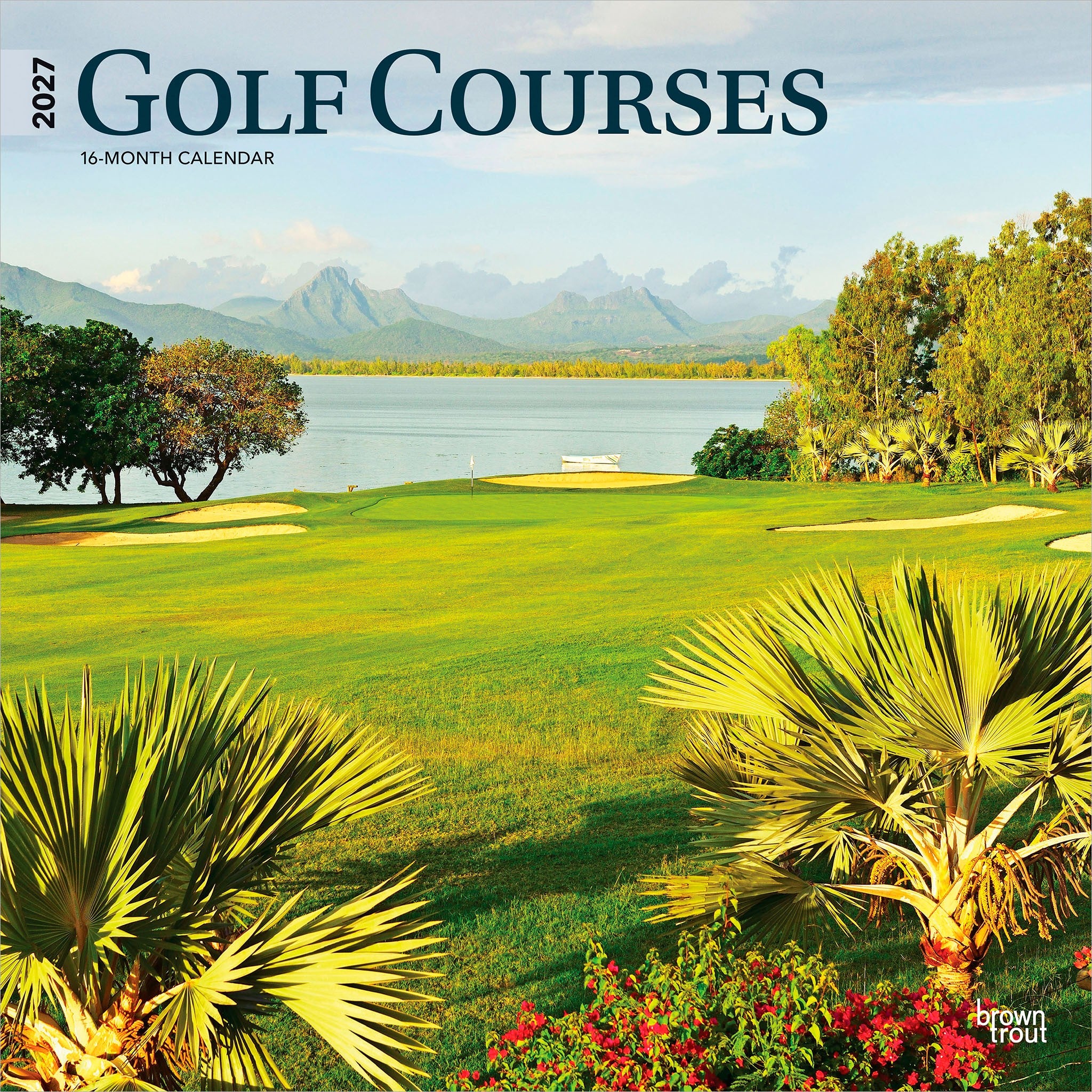 Golf Courses 2027 Wall Calendar
