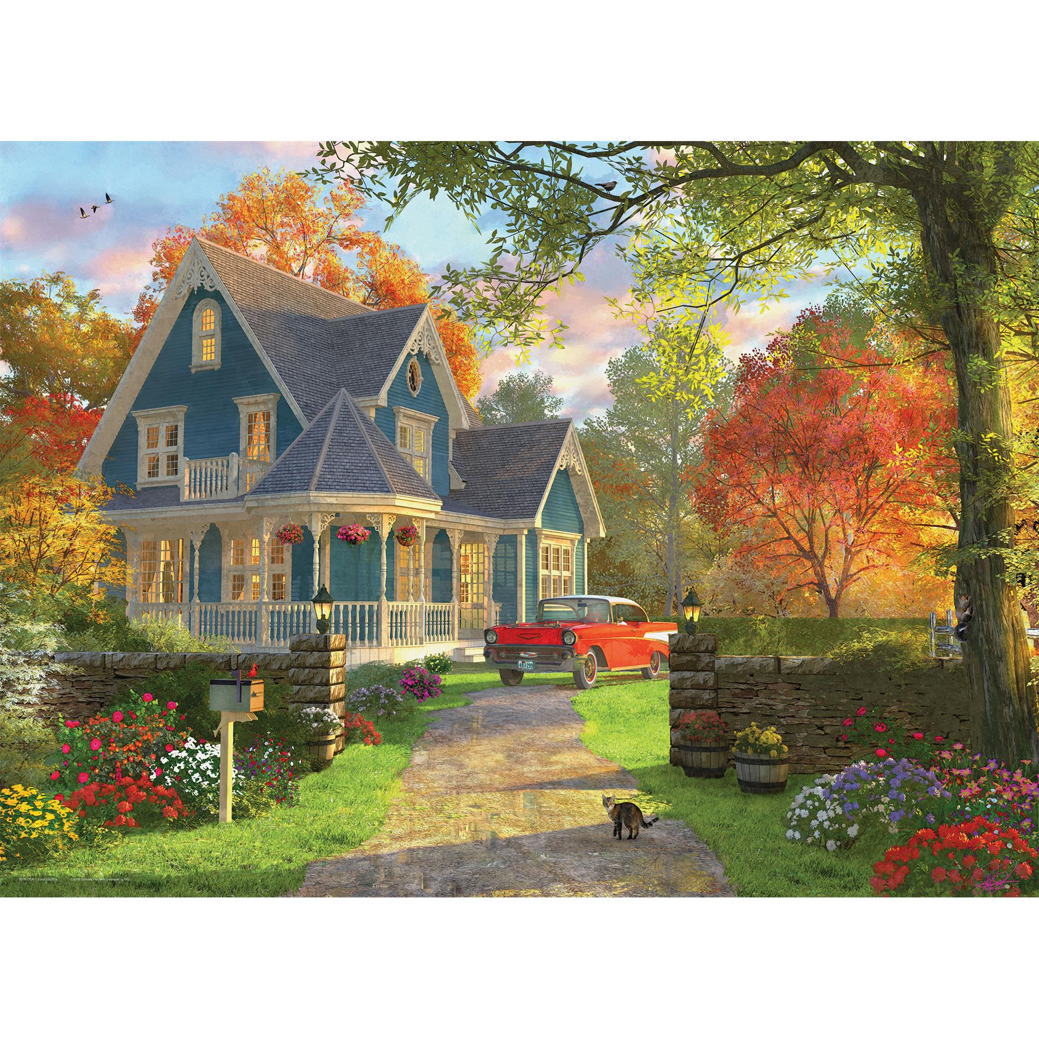 Le puzzle exclusif Blue Country House de 1000 pièces