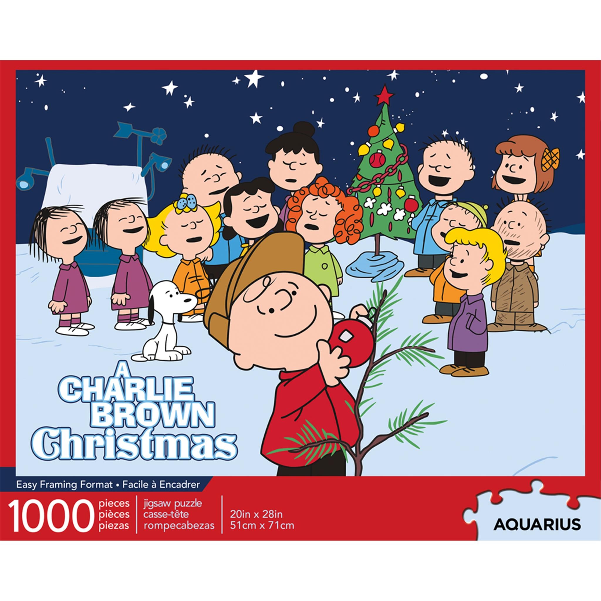 Puzzle de Noël Charlie Brown de 1000 pièces