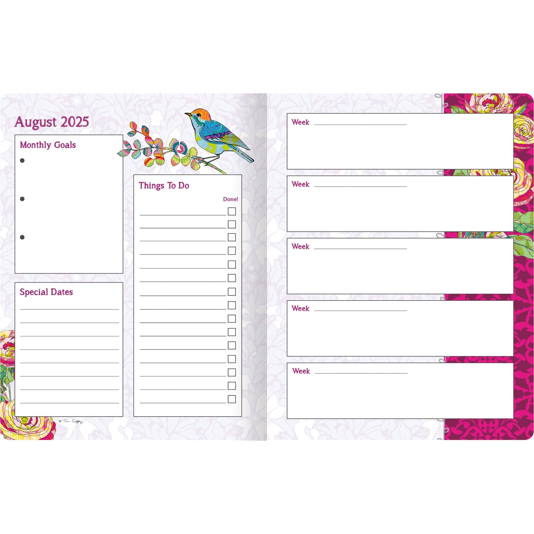 Ladybird 2025-2026 Monthly Planner Calendar
