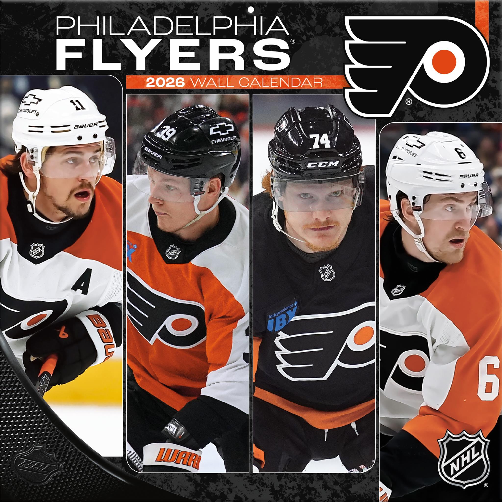 Calendrier mural 2026 des Flyers de Philadelphie (NHL)