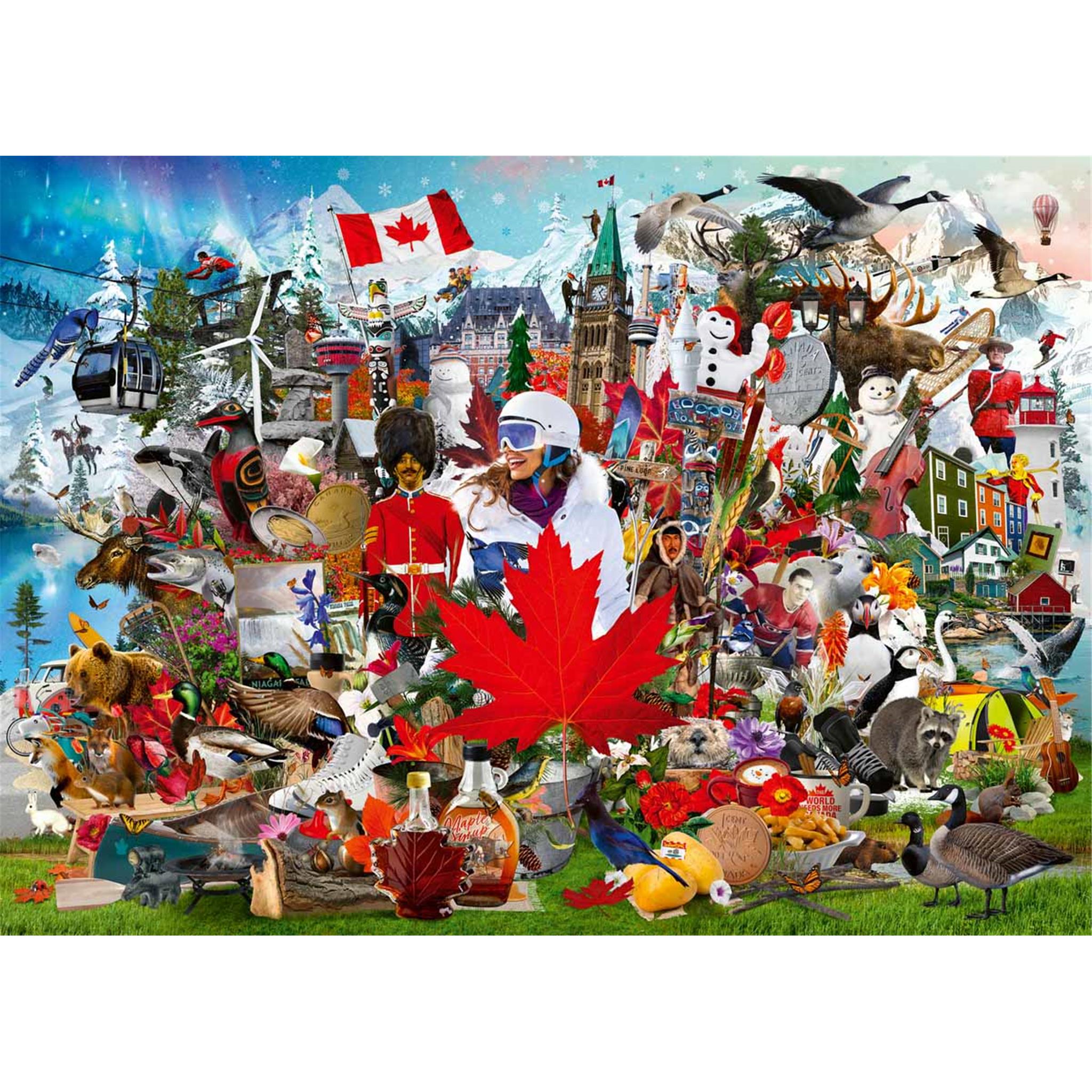 Oh, Canada ! Puzzle Ravensburger de 1000 pièces