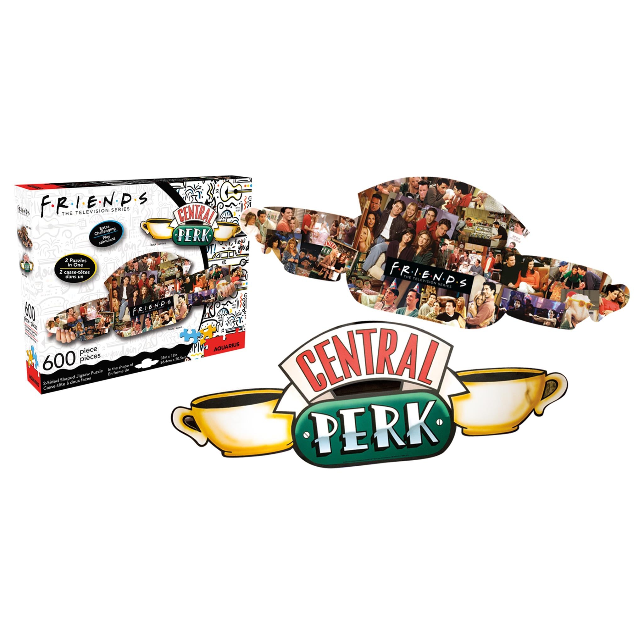Puzzle de 600 pièces Friends Central Perk et collage