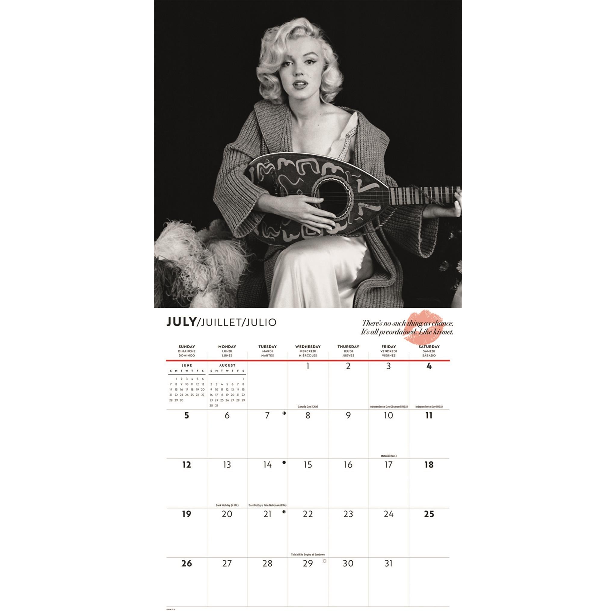 Marilyn Monroe 2026 Wall Calendar