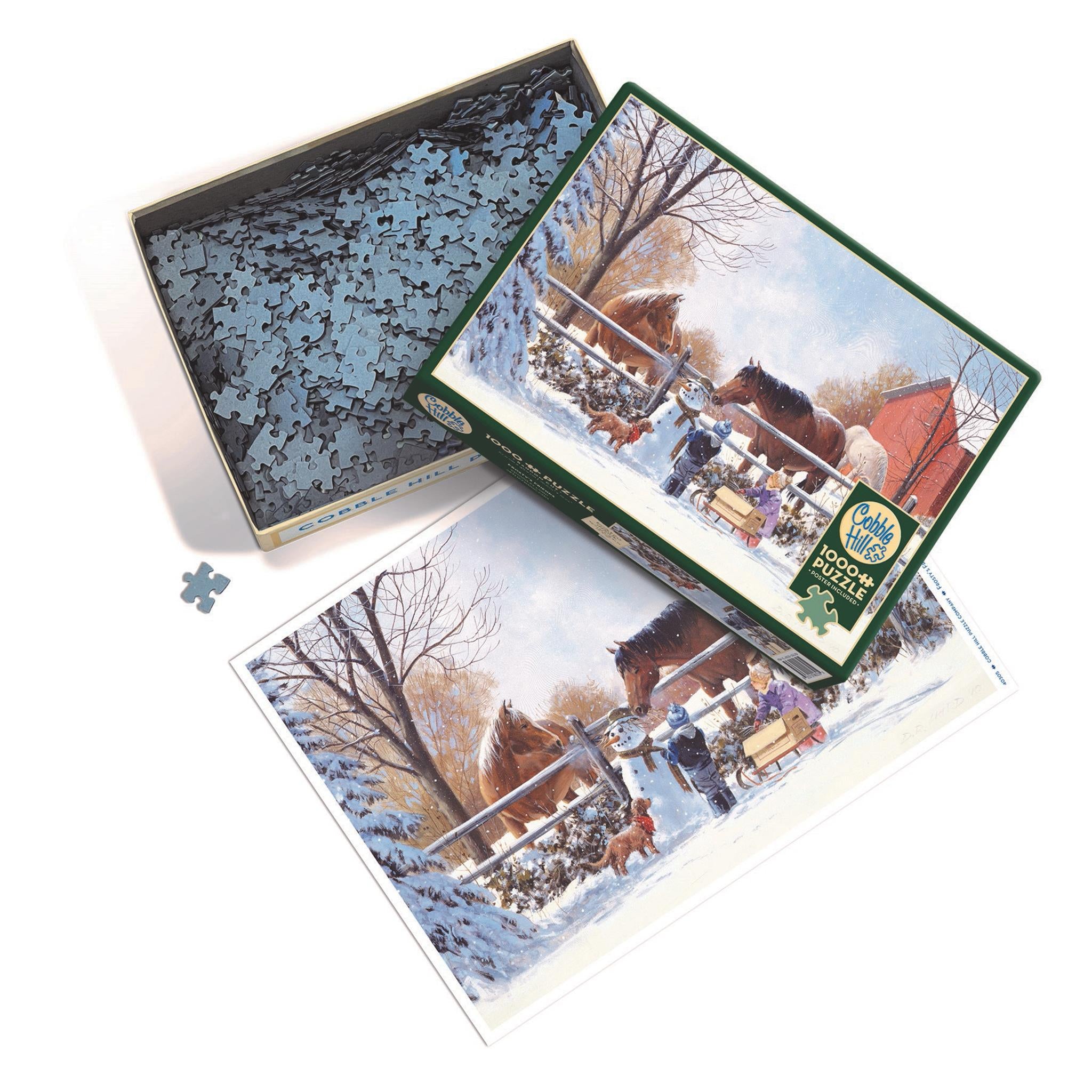 Frosty's Friends Exclusive 1000 Piece Puzzle Cobble Hill