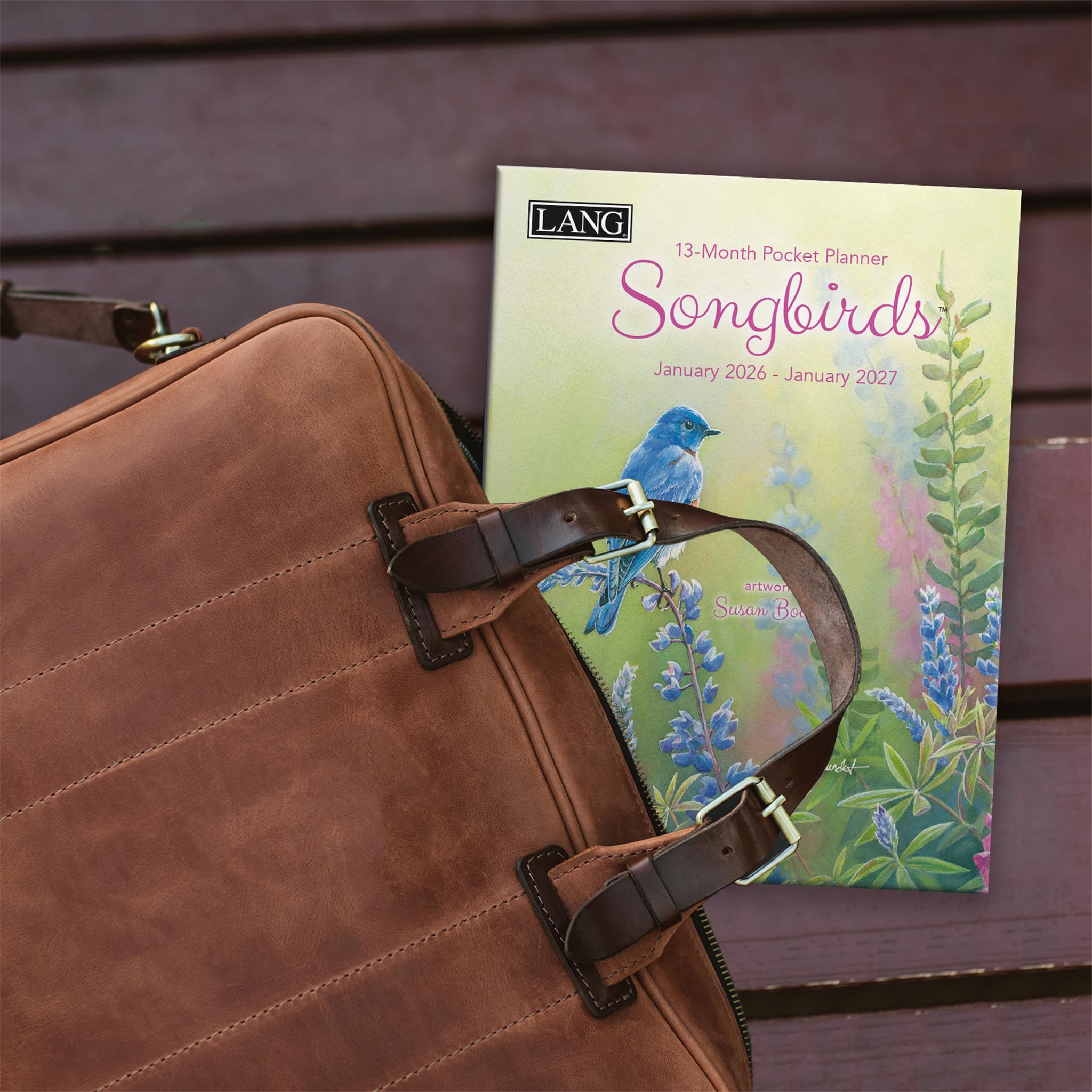 Agenda de poche mensuel Songbirds 2026