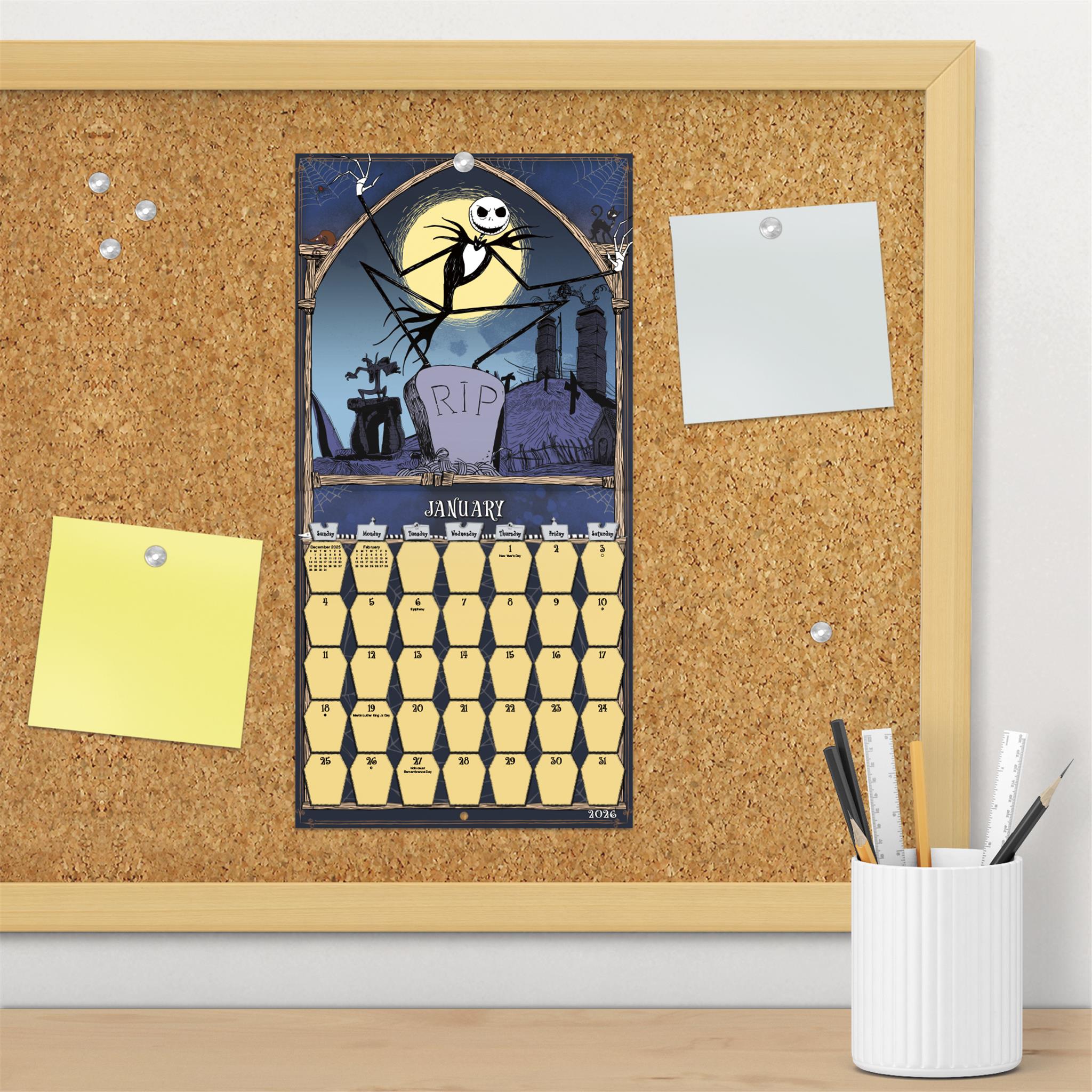 Nightmare Before Christmas 2026 Mini Calendar