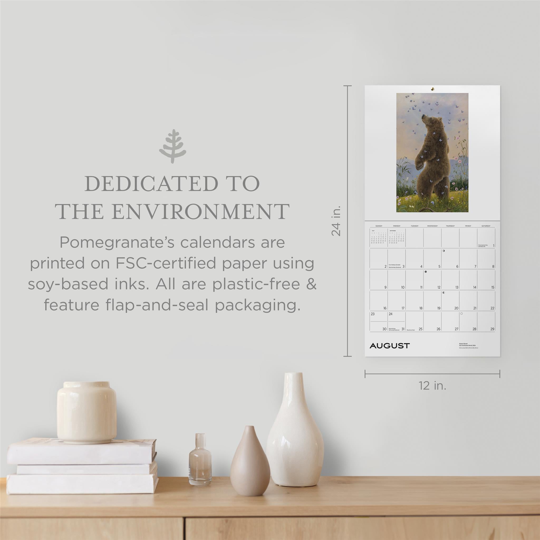 Calendrier mural 2026 « Esprit : Les peintures de Robert Bissell »