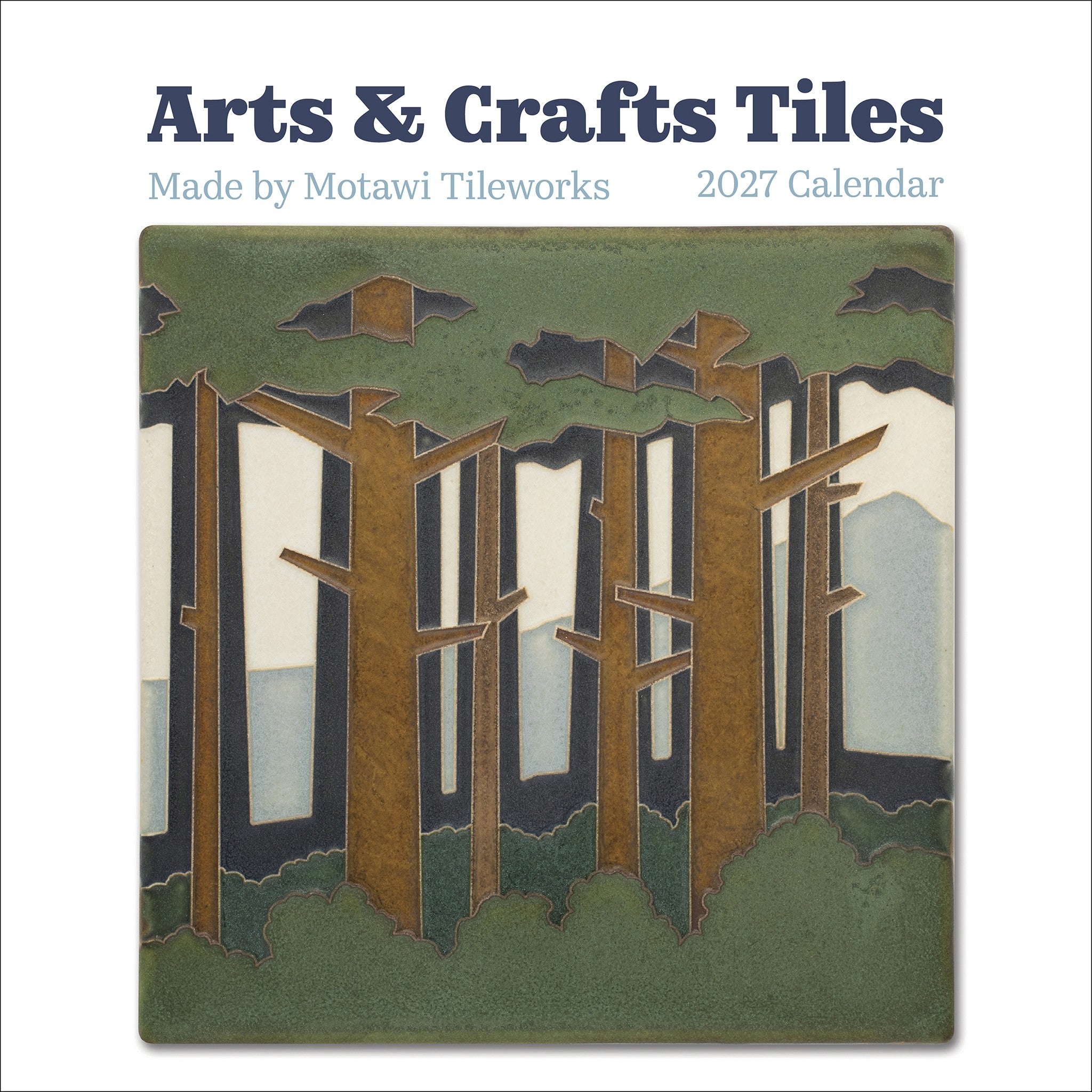 Arts and Crafts Tiles 2027 Wall Calendar - Online Only