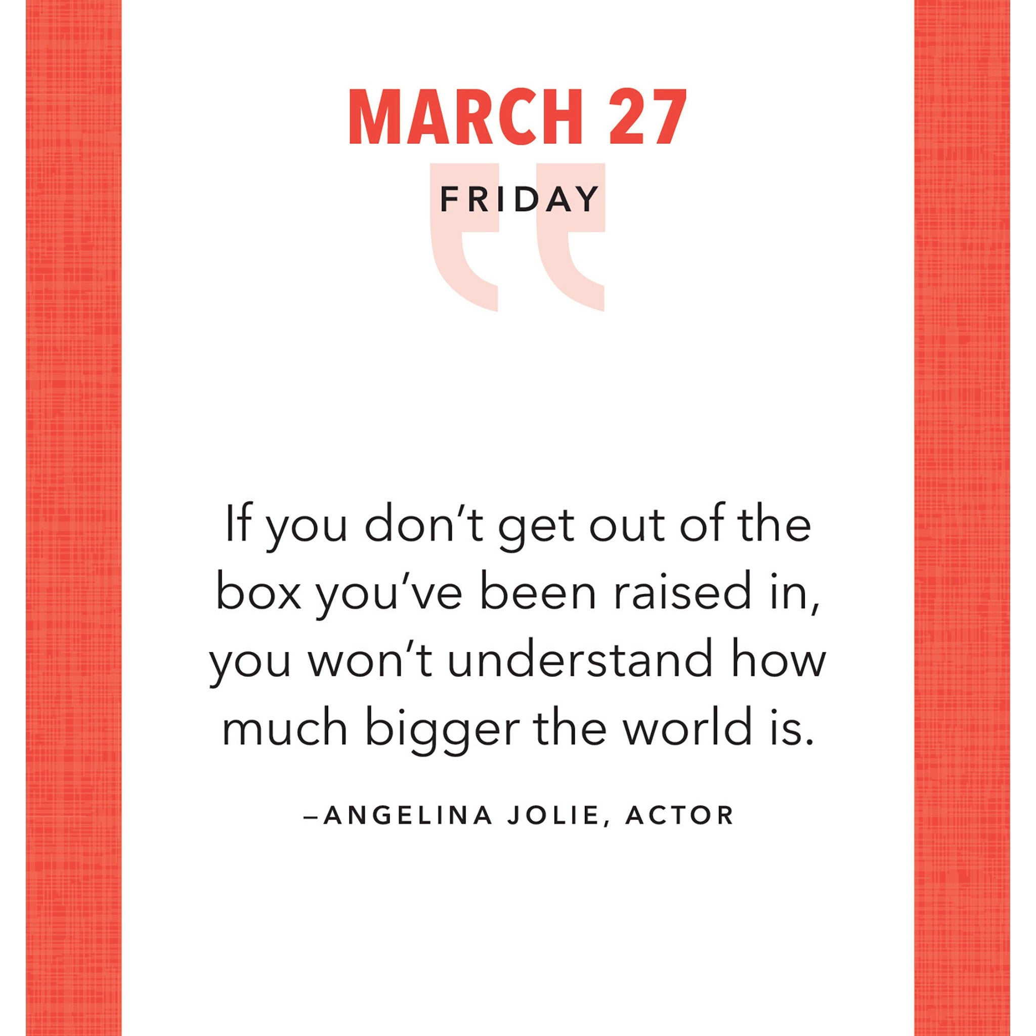 Great Quotes From Great Leaders 2027 Box Calendar - Online Only
