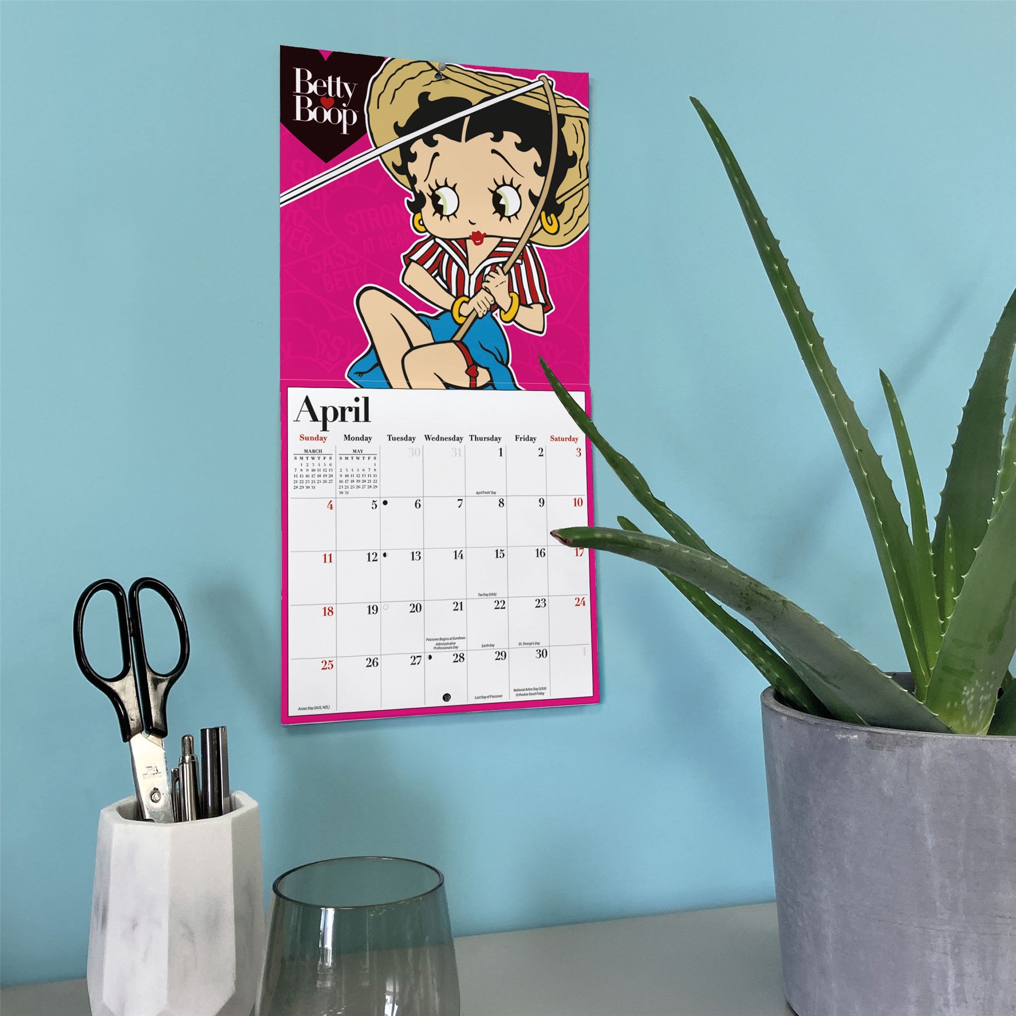 Betty Boop 2027 Mini Calendar