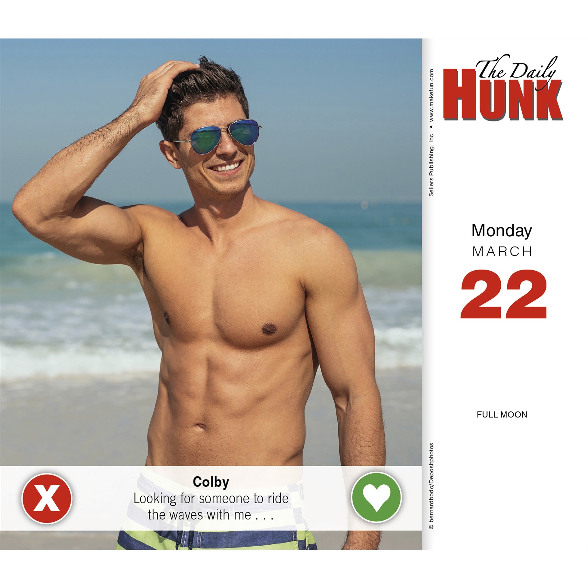 The Daily Hunk 2027 Box Calendar