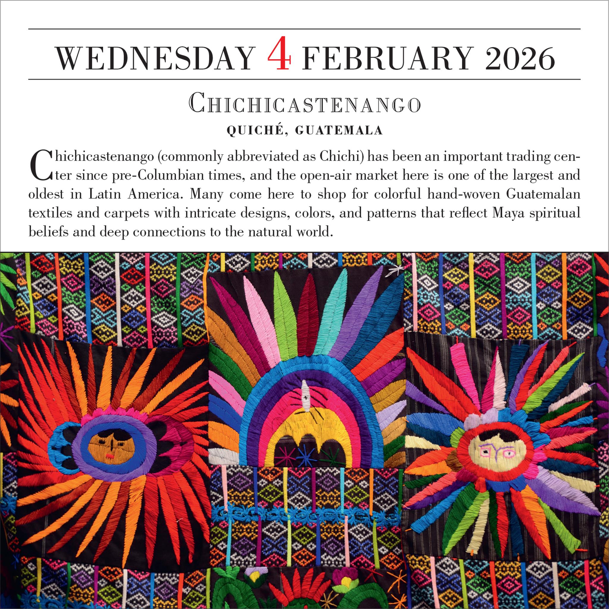 Calendrier en boîte « 1000 lieux à voir avant de mourir » (2026)