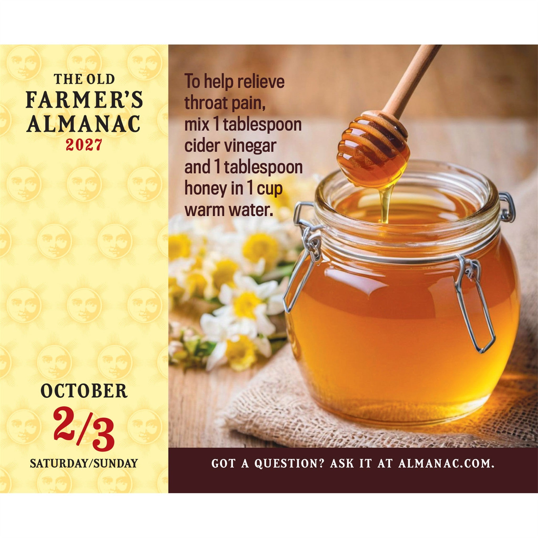 Calendrier de l'Avent Le Vieil Almanach du Fermier 2027