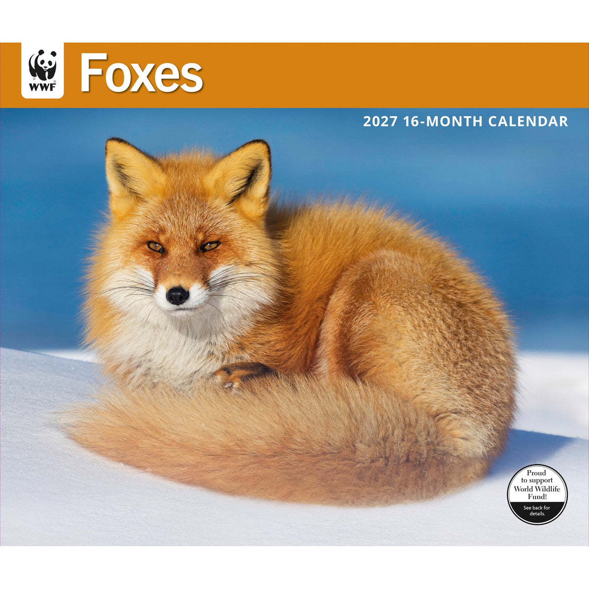 World Wildlife Fund Foxes 2027 Wall Calendar
