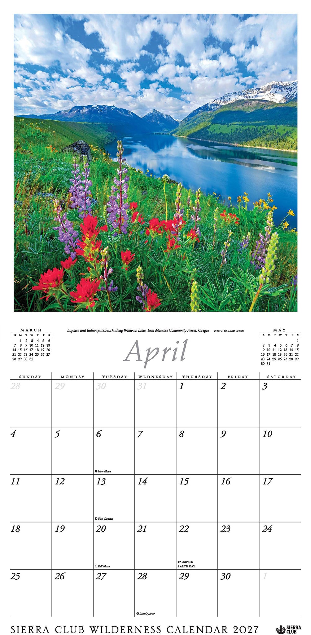 Calendrier mural Sierra Club Wilderness 2027