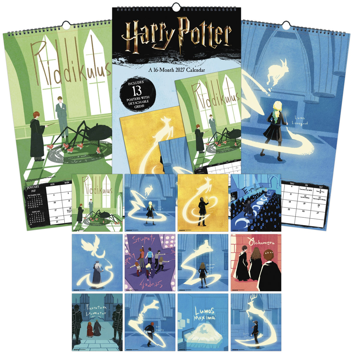 Calendrier mural Harry Potter 2027 – Exclusivité web