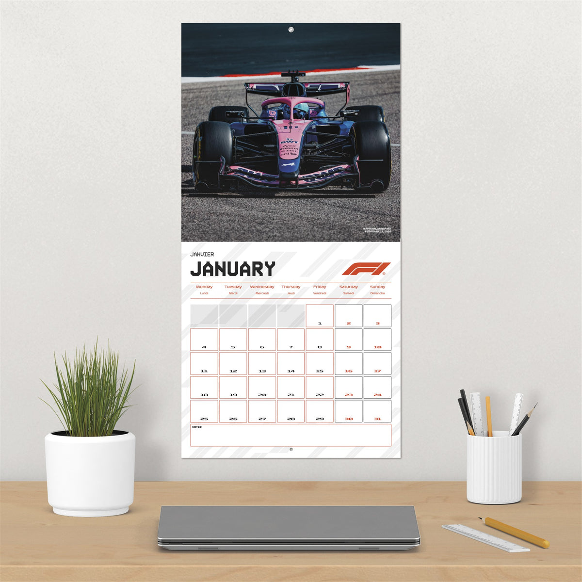 Formula 1 2027 Wall Calendar