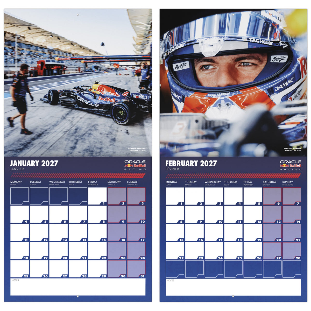 Oracle Red Bull Racing 2027 Wall Calendar - Online Only
