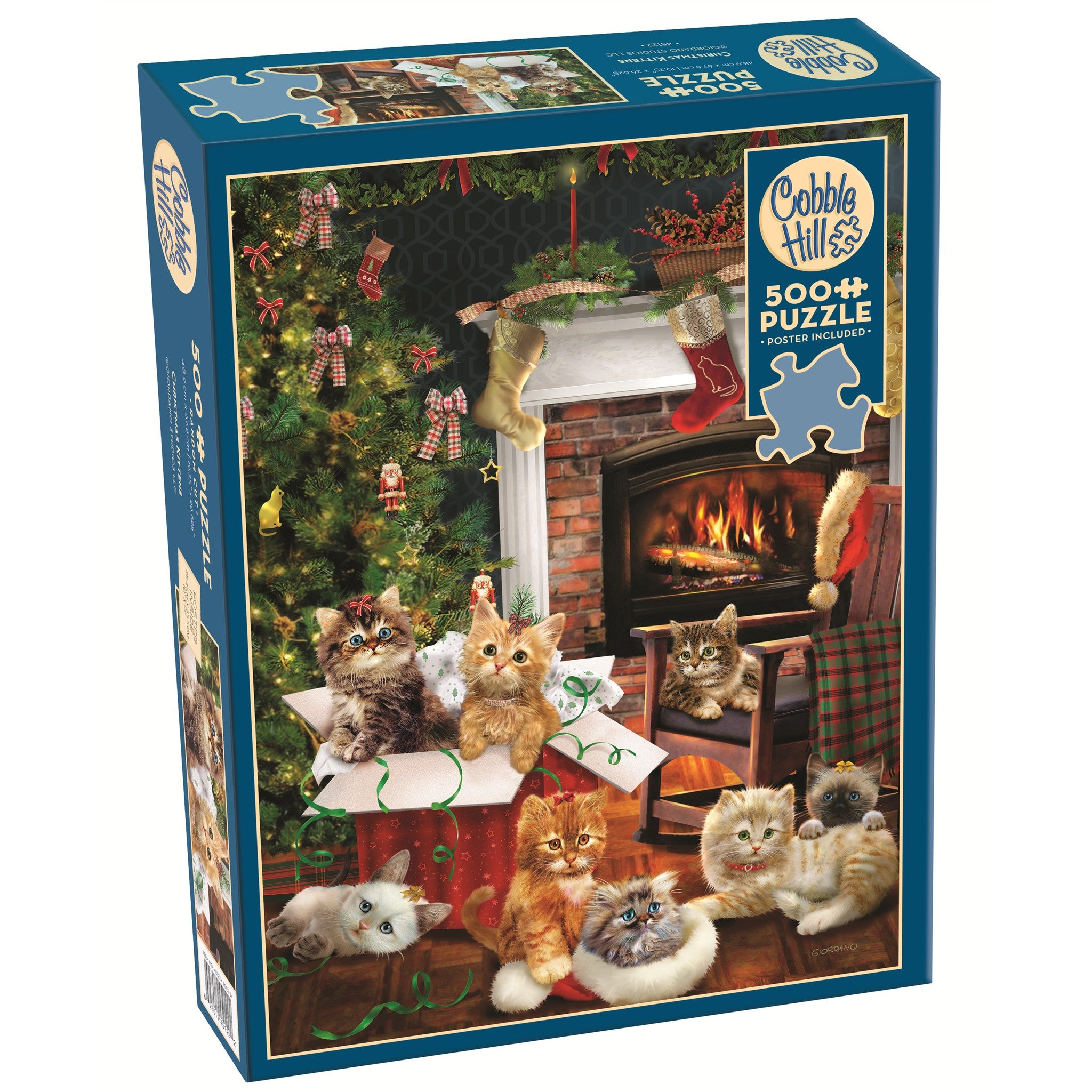 Puzzle de 500 pièces Chatons de Noël