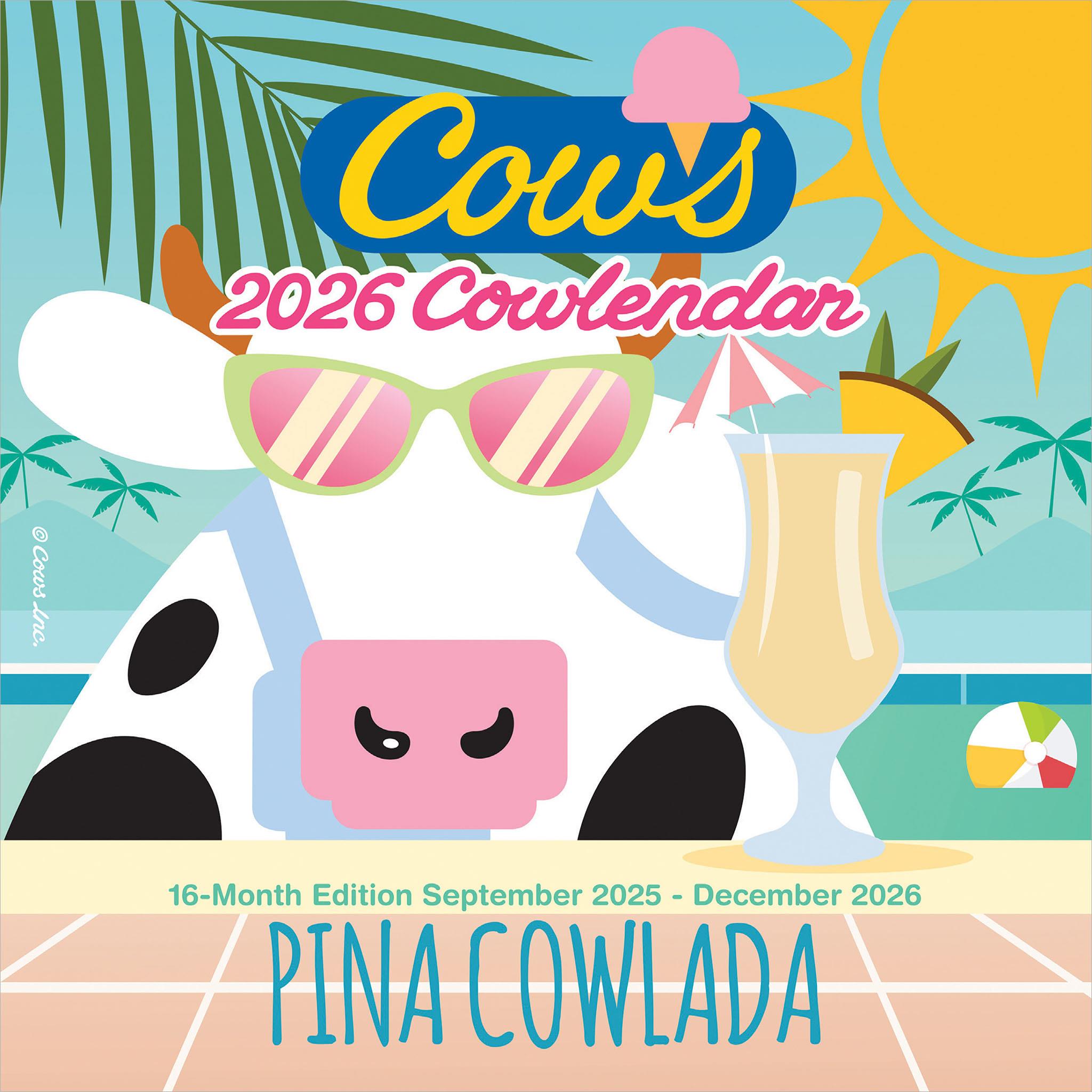 Mini-calendrier 2026 de Cows Creamery