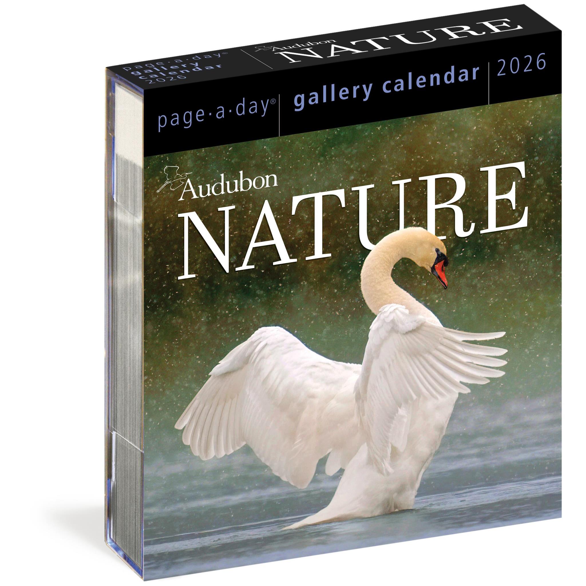 Calendrier en boîte 2026 de la galerie de la nature Audubon
