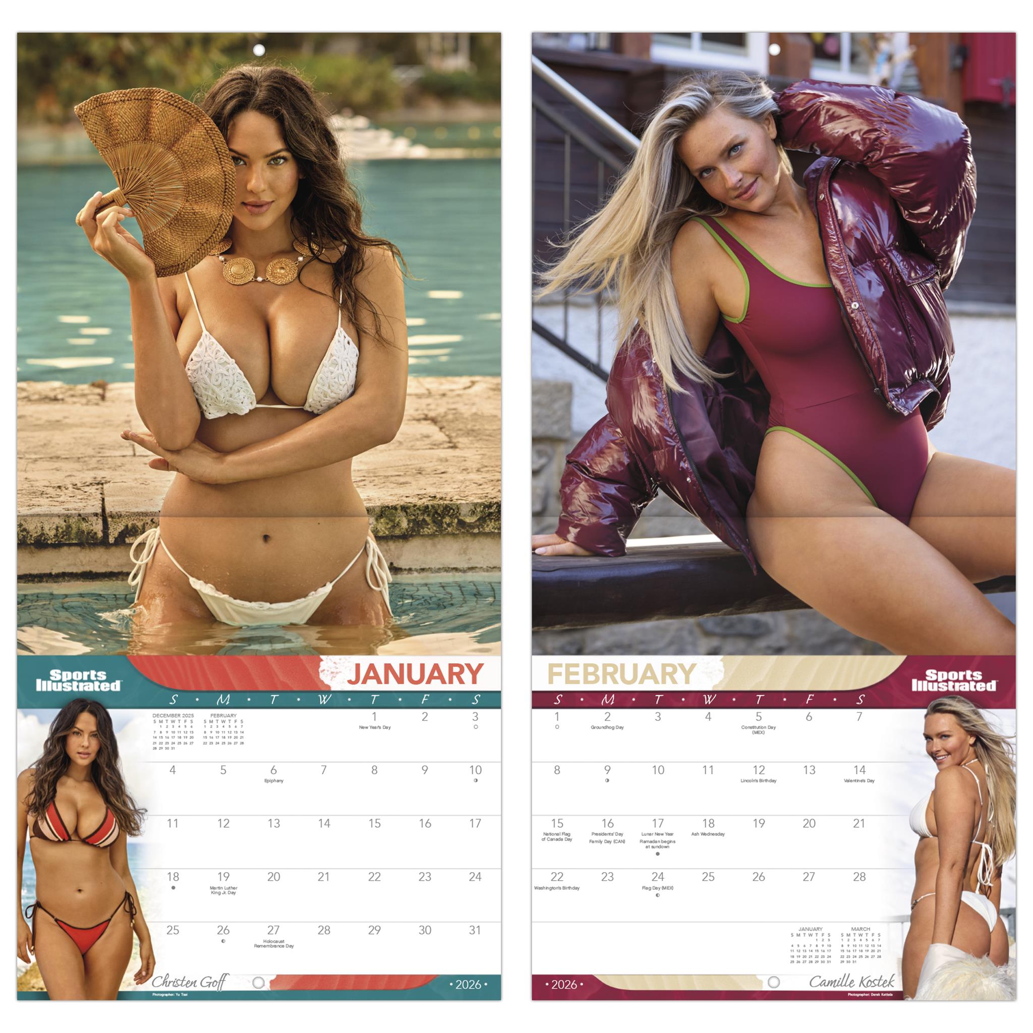Mini-calendrier exclusif Sports Illustrated Swimsuit 2026