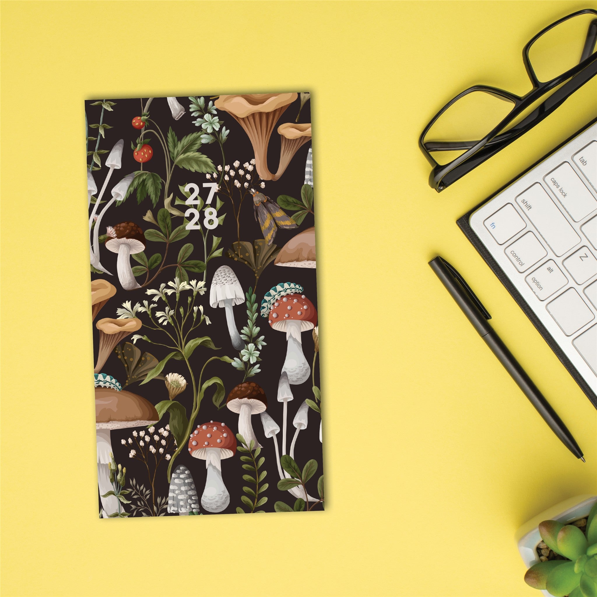 Mushrooms 2027-2028 2-Year Pocket Planner