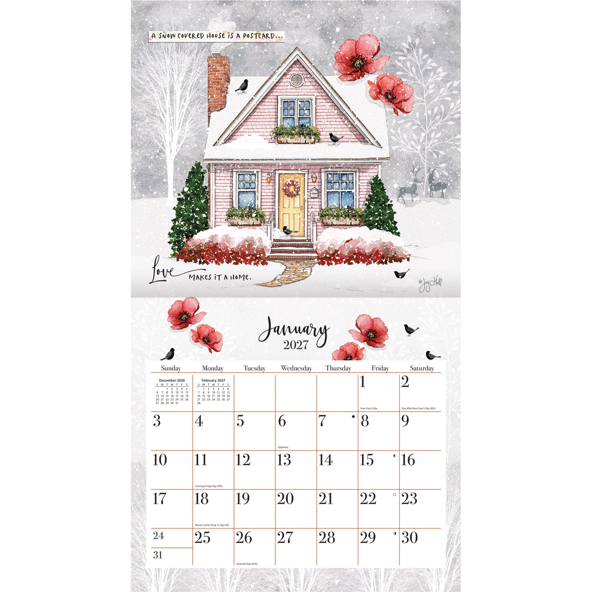 Calendrier Mural 2027 "Bénis Cette Maison" - Exclusivité en ligne