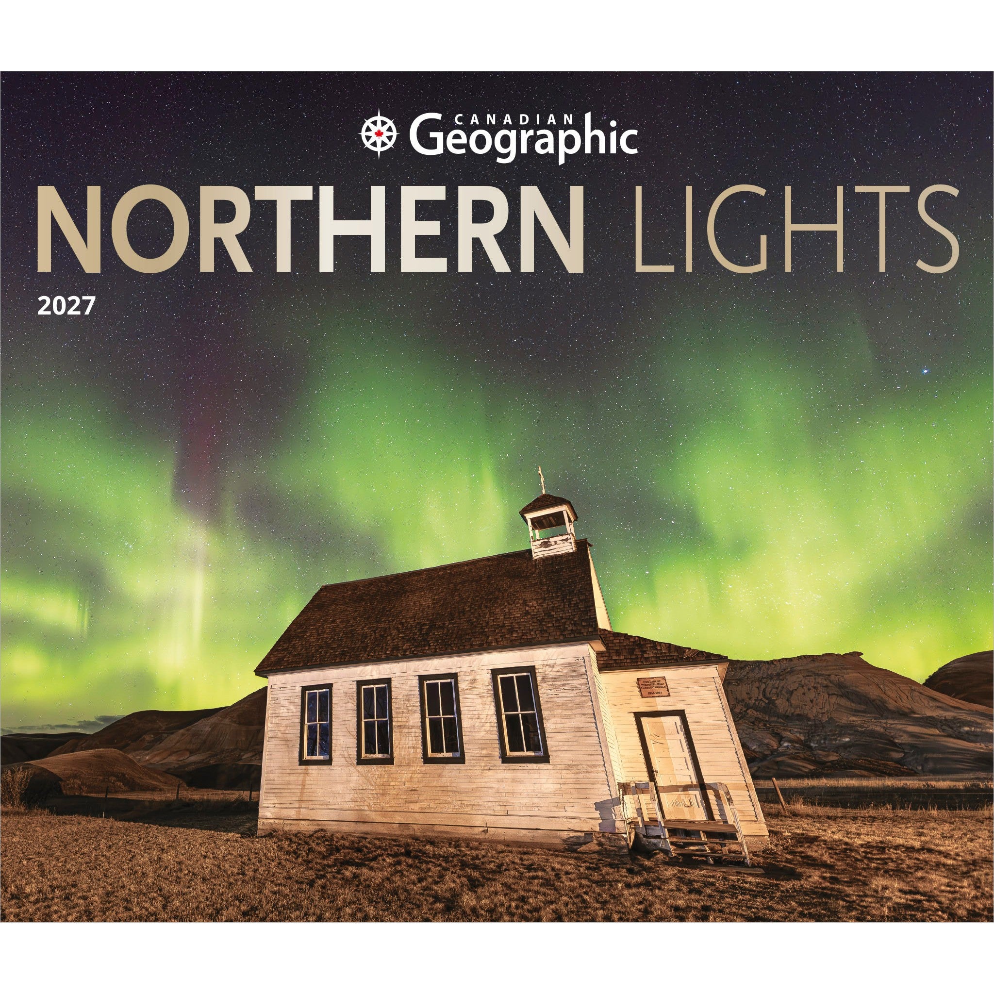 Canadian Geographic Northern Lights 2027 Wall Calendar