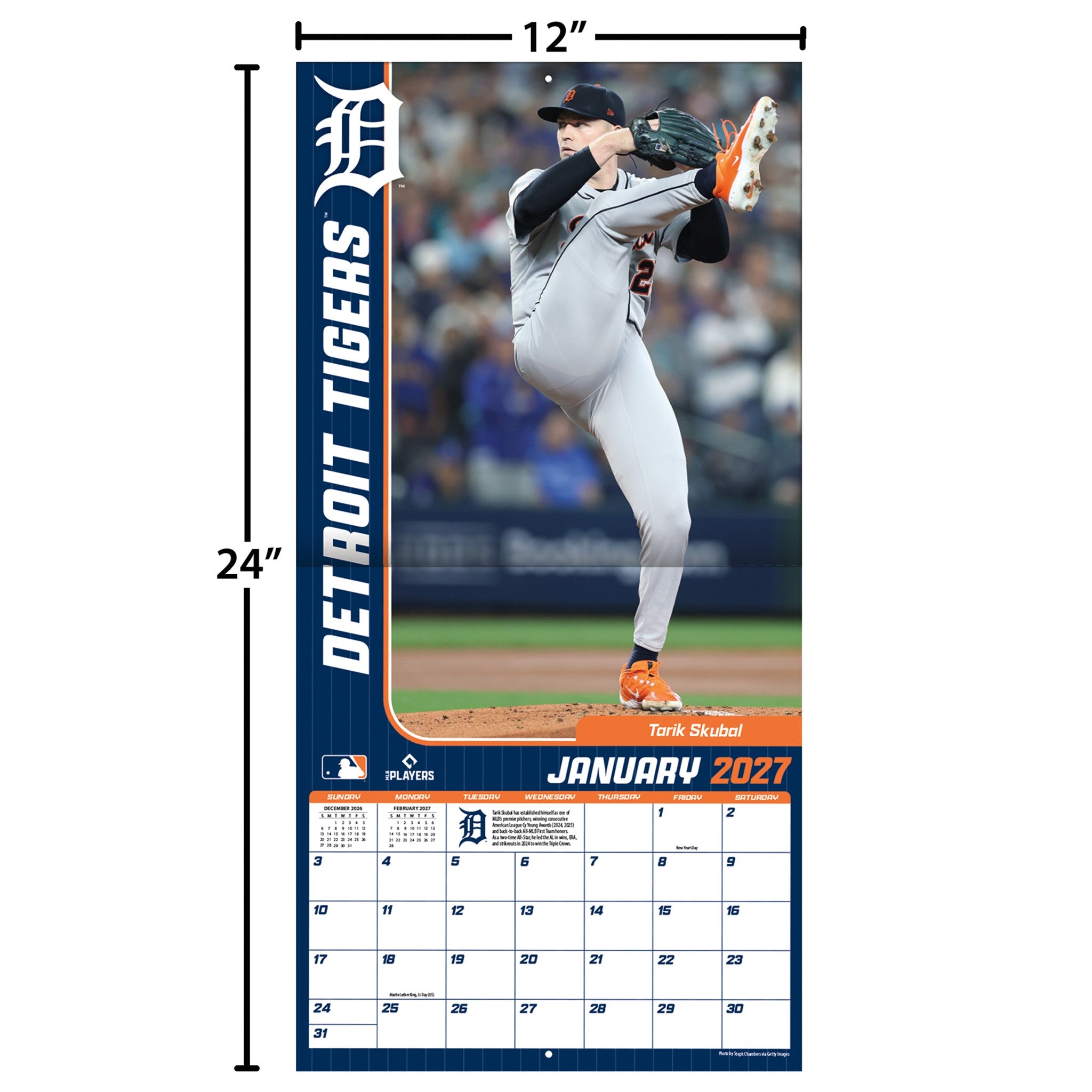 MLB Elite 2027 Wall Calendar