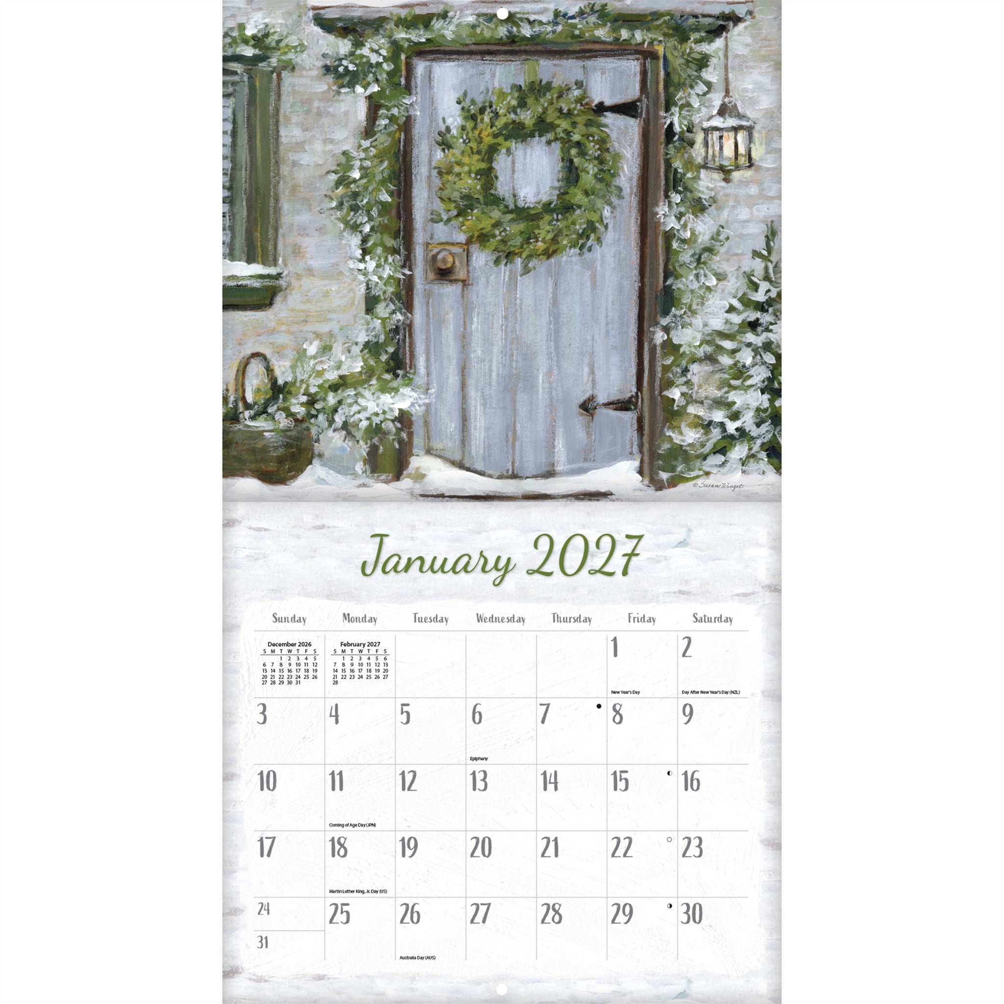 Calendrier mural 2027 Fields Of Home – En ligne seulement
