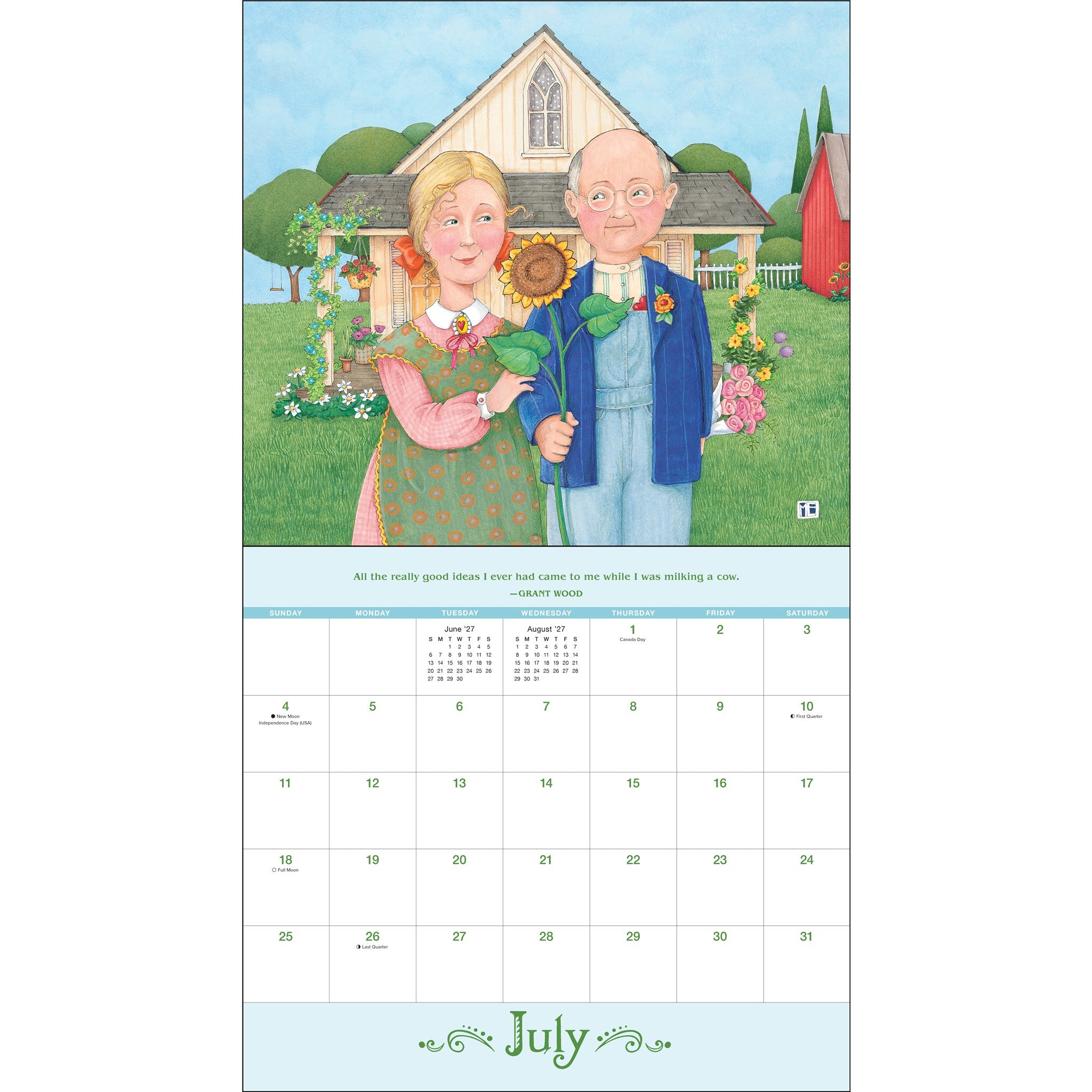 Calendrier mural 2027 « ME and the Masterpieces » de Mary Engelbreit