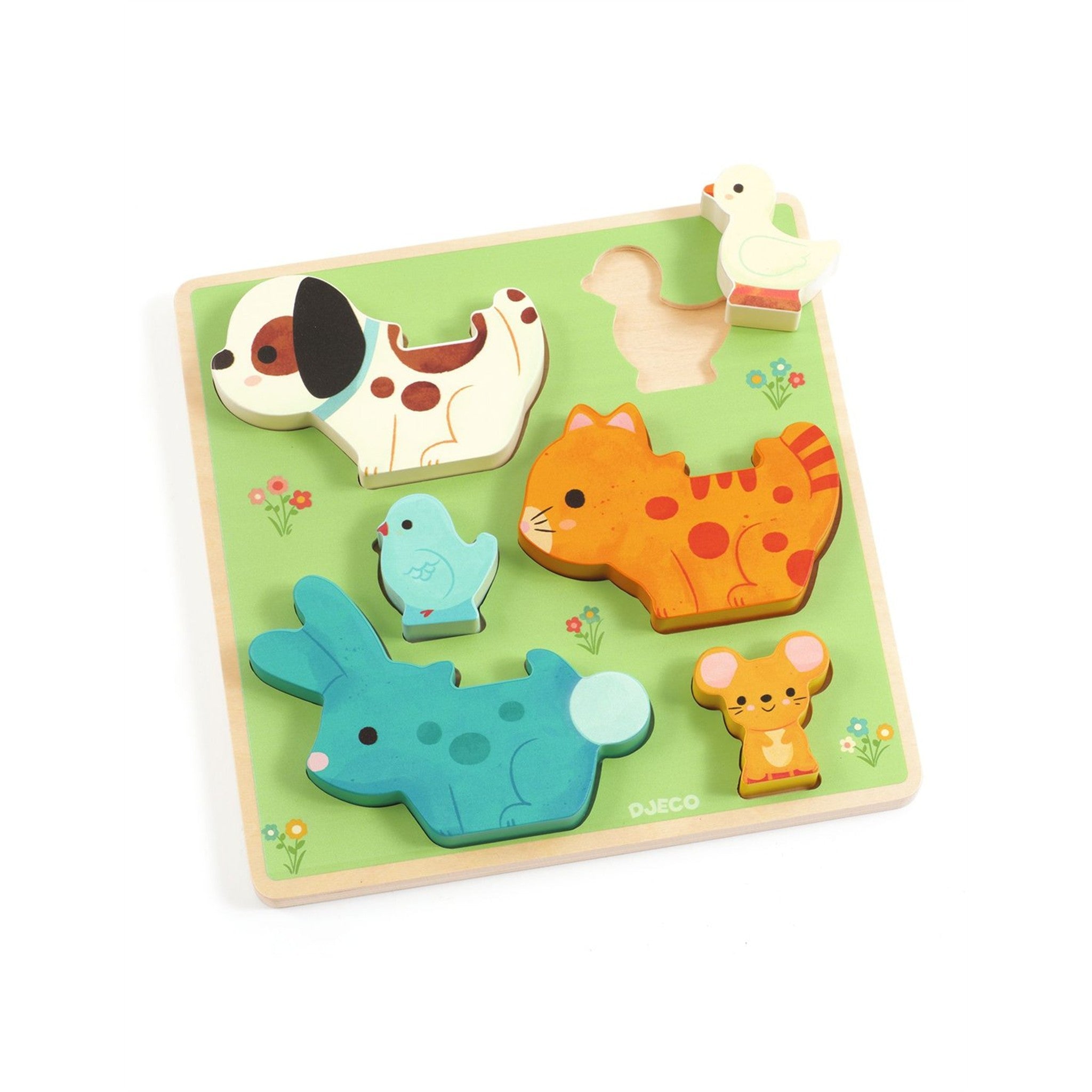 Puzz & Play Friends Wooden 6 Piece Puzzle