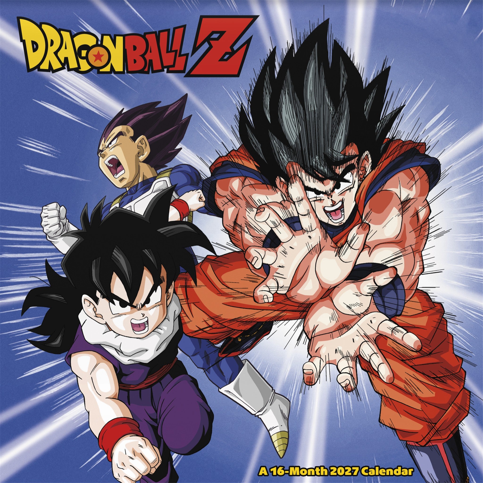 Calendrier mural Dragon Ball Z 2027