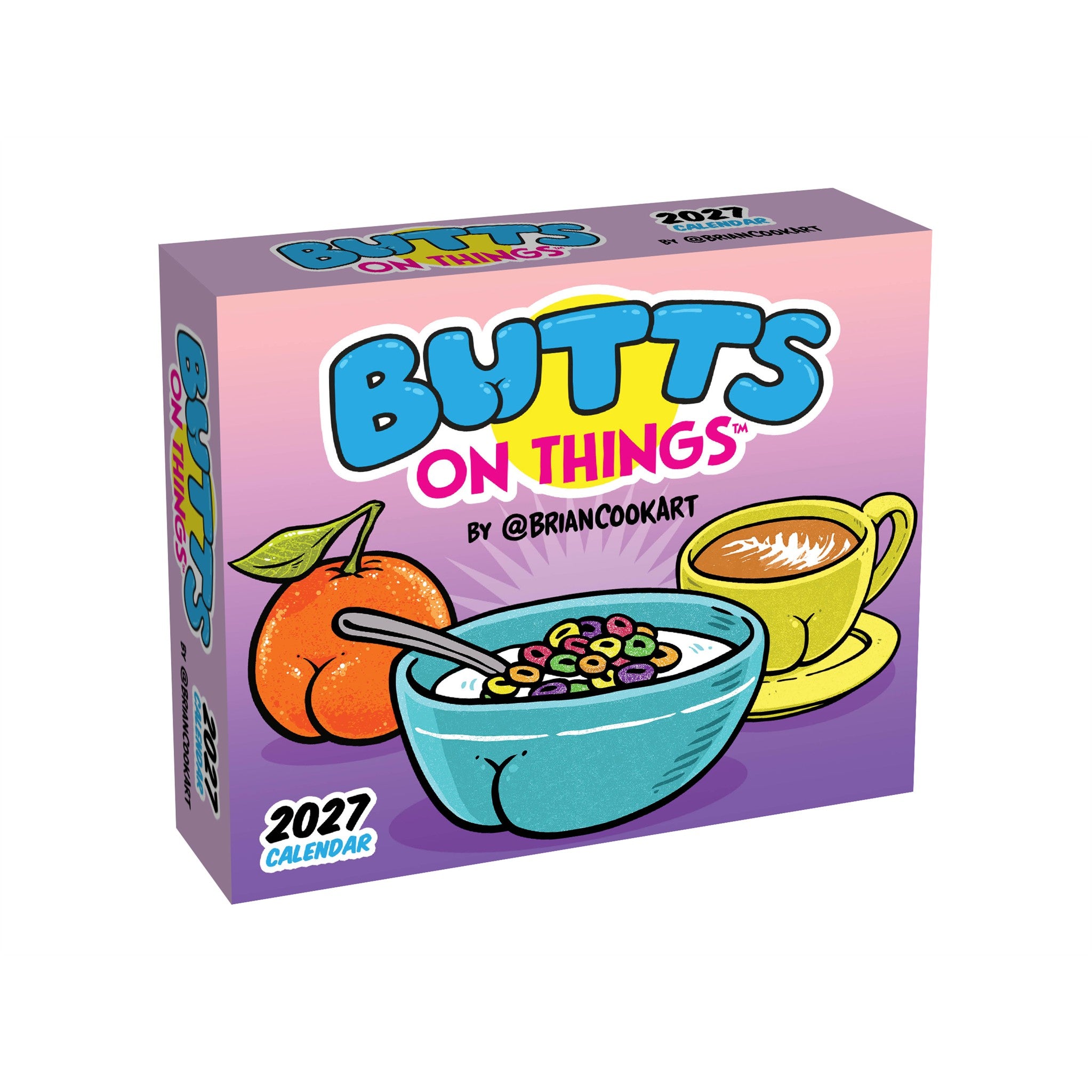 Butts on Things 2027 Box Calendar