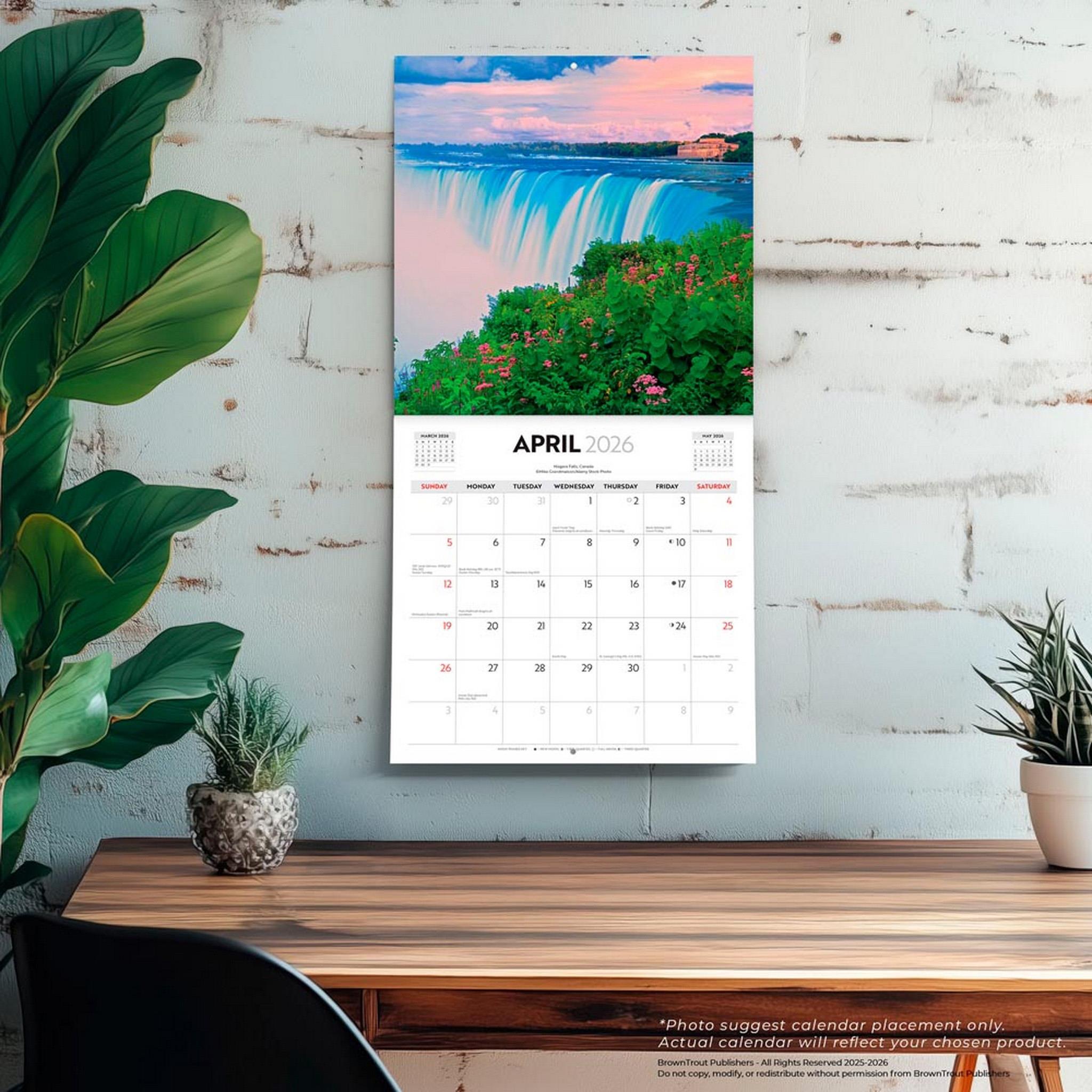 I Love Travel 2026 Wall Calendar