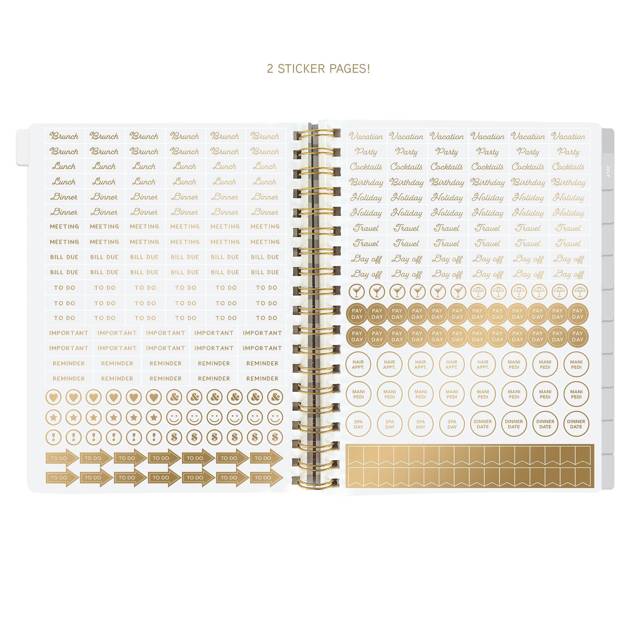 Calendrier des fiançailles Farmhouse Floral 2025-2026