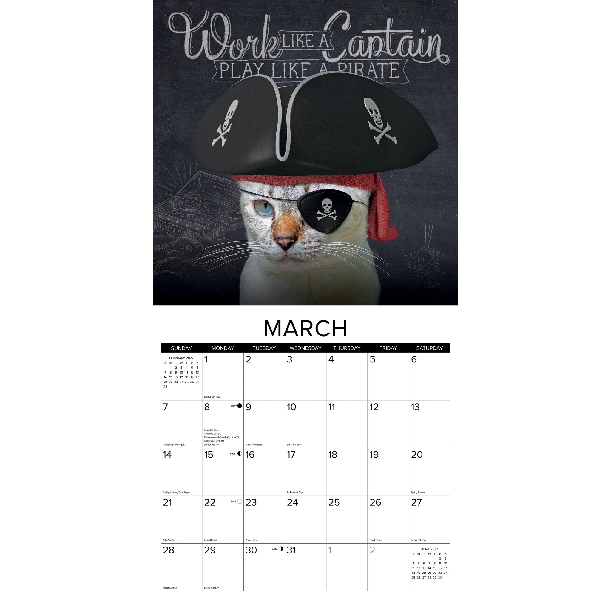 Catspirations 2027 Wall Calendar