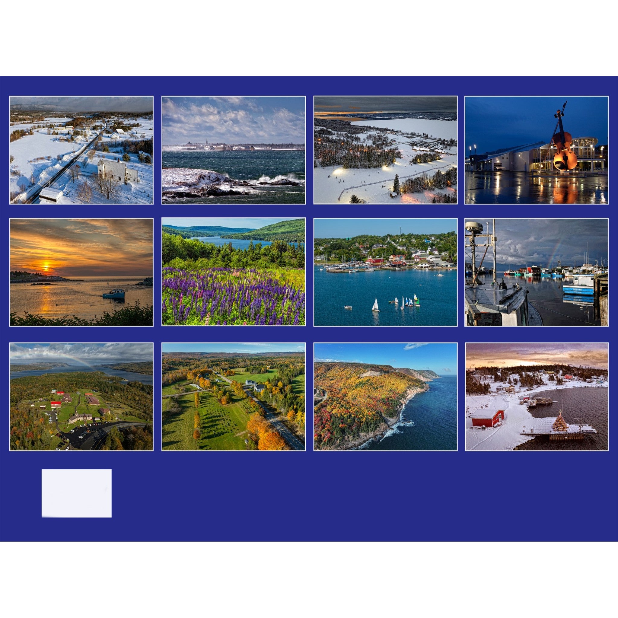Calendrier mural Cap-Breton 2027