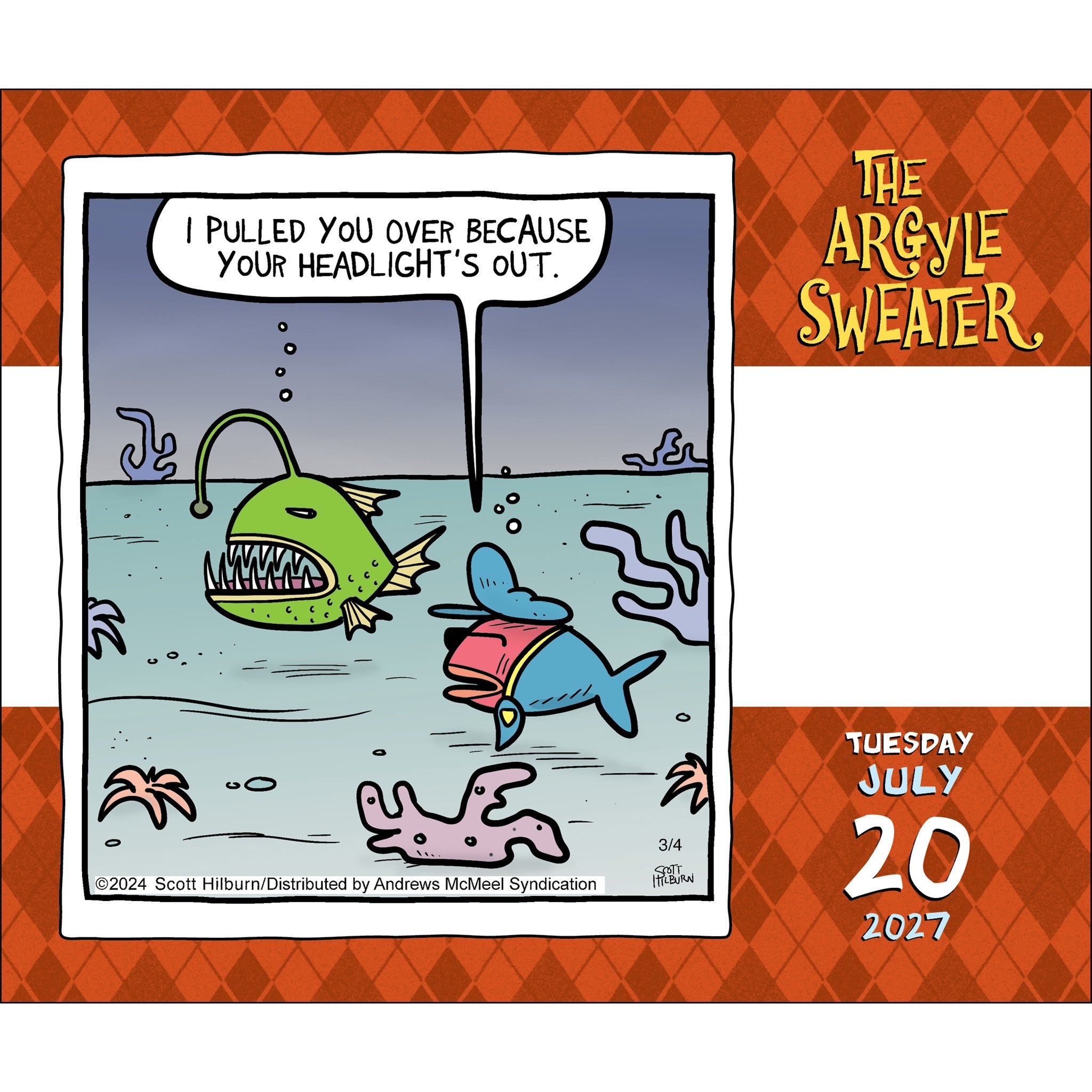 Argyle Sweater 2027 Box Calendar