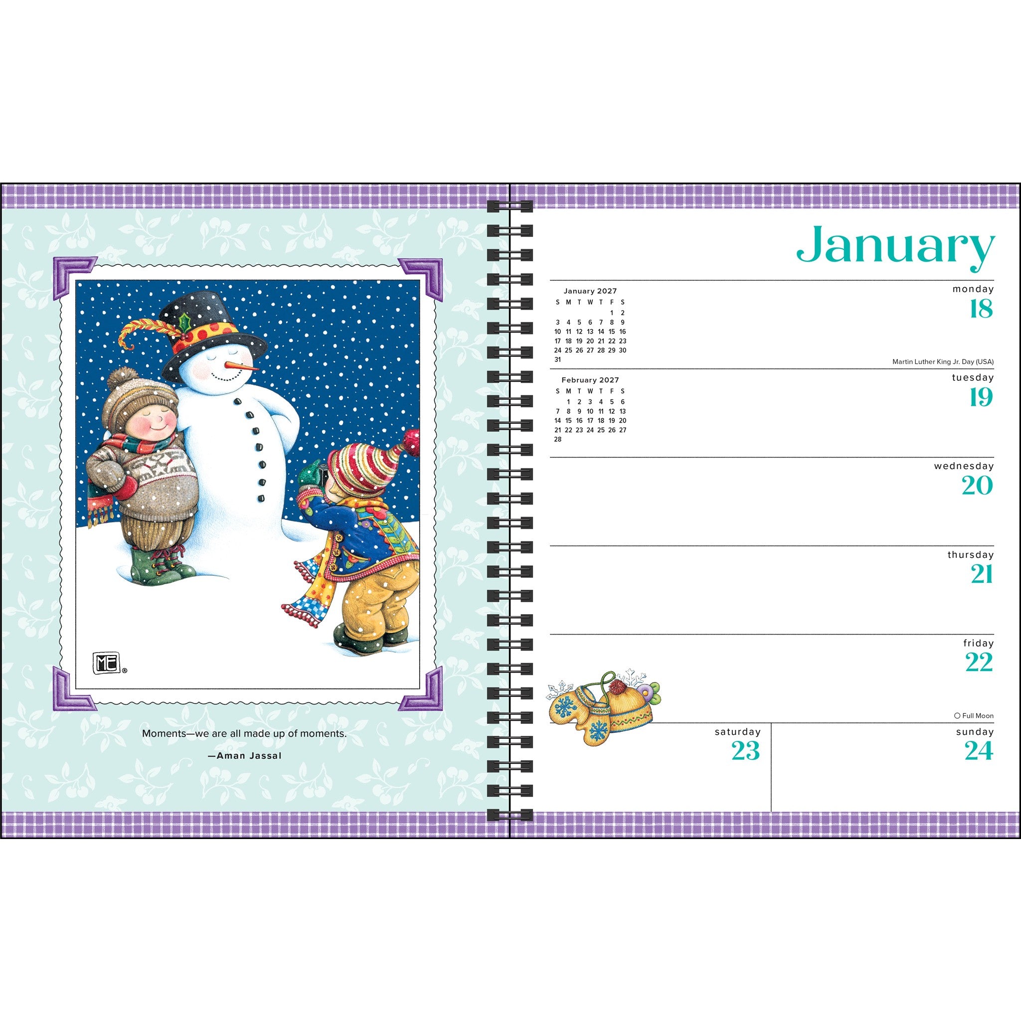 Mary Engelbreit's A Moment Here, A Memory There 2027 Engagement Calendar