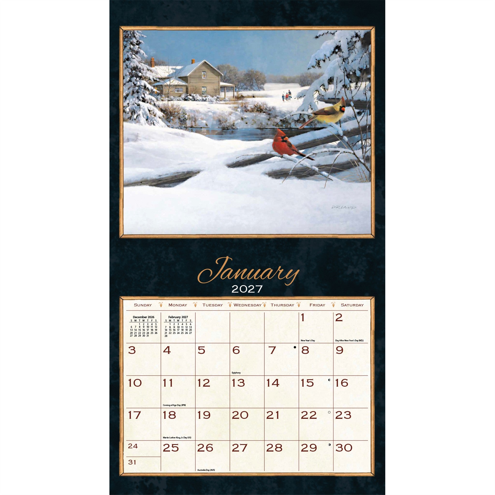 Treasured Times Special Edition with Print 2027 Wall Calendar