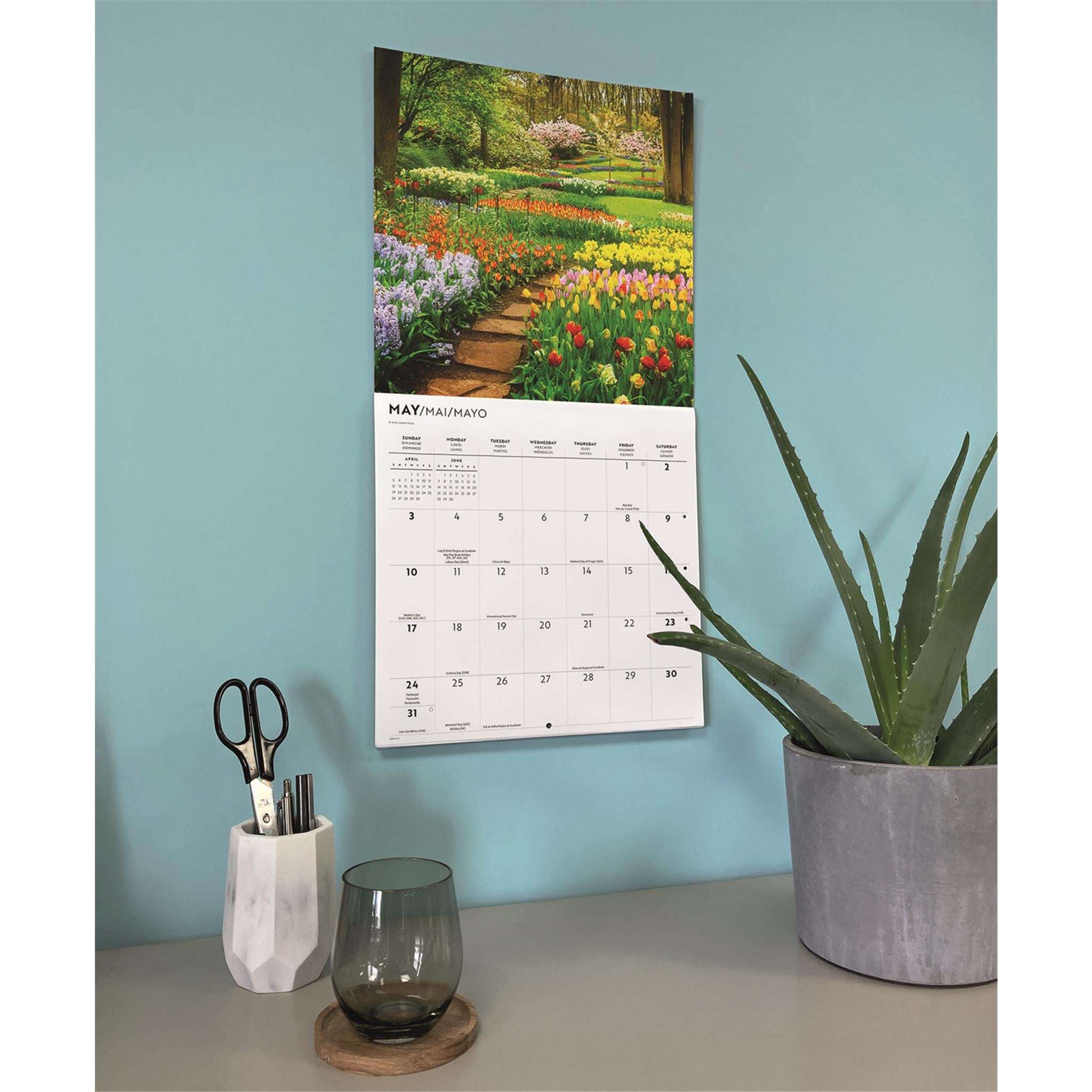 In The Garden 2026 Wall Calendar