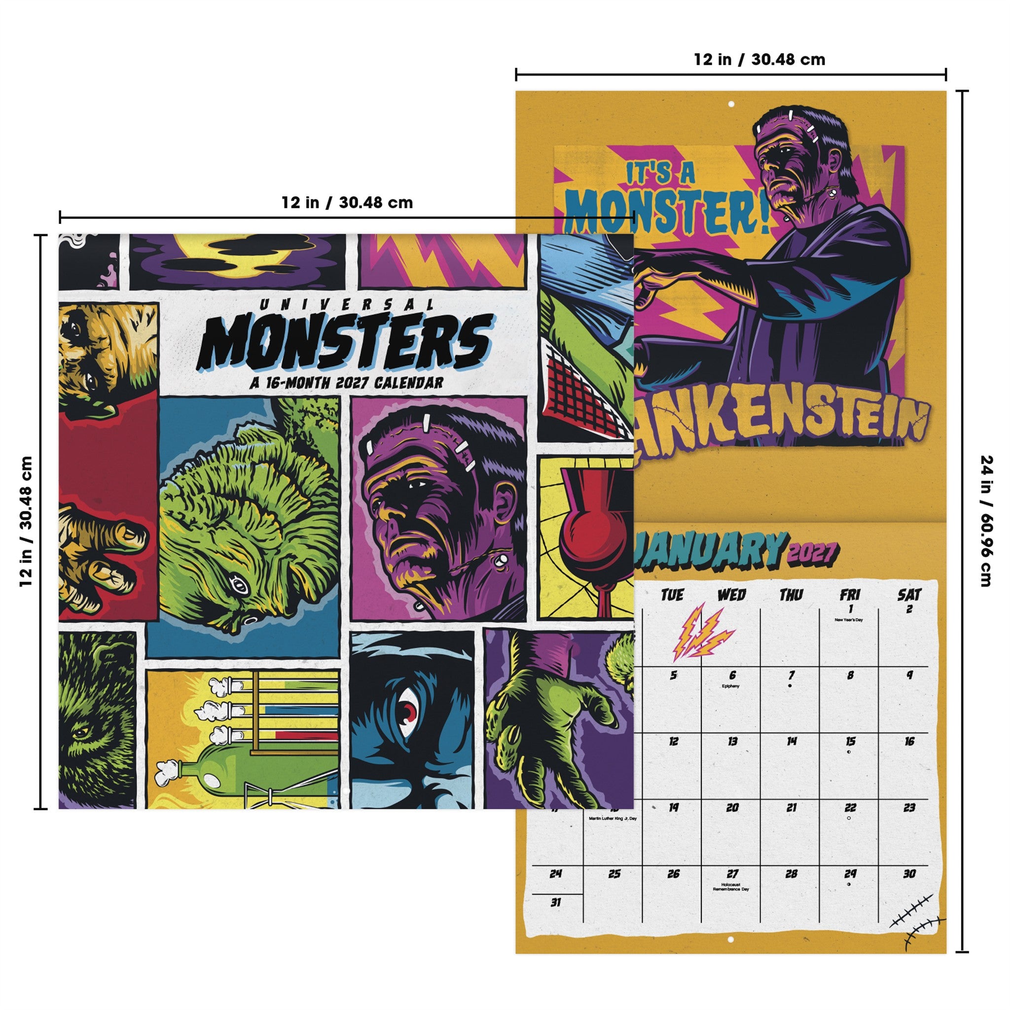 Universal Monsters 2027 Wall Calendar - Online Only