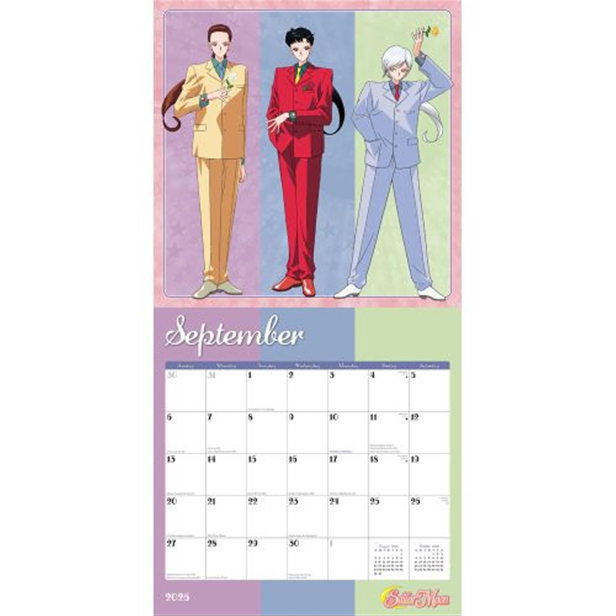 Calendrier mural Sailor Moon 2026
